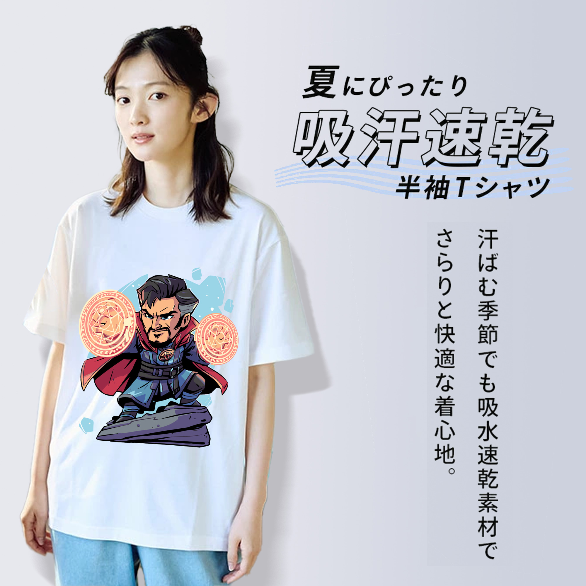 アベンジャーズ The Avengers レディースカジュアルプリントTシャツ（綿100％）