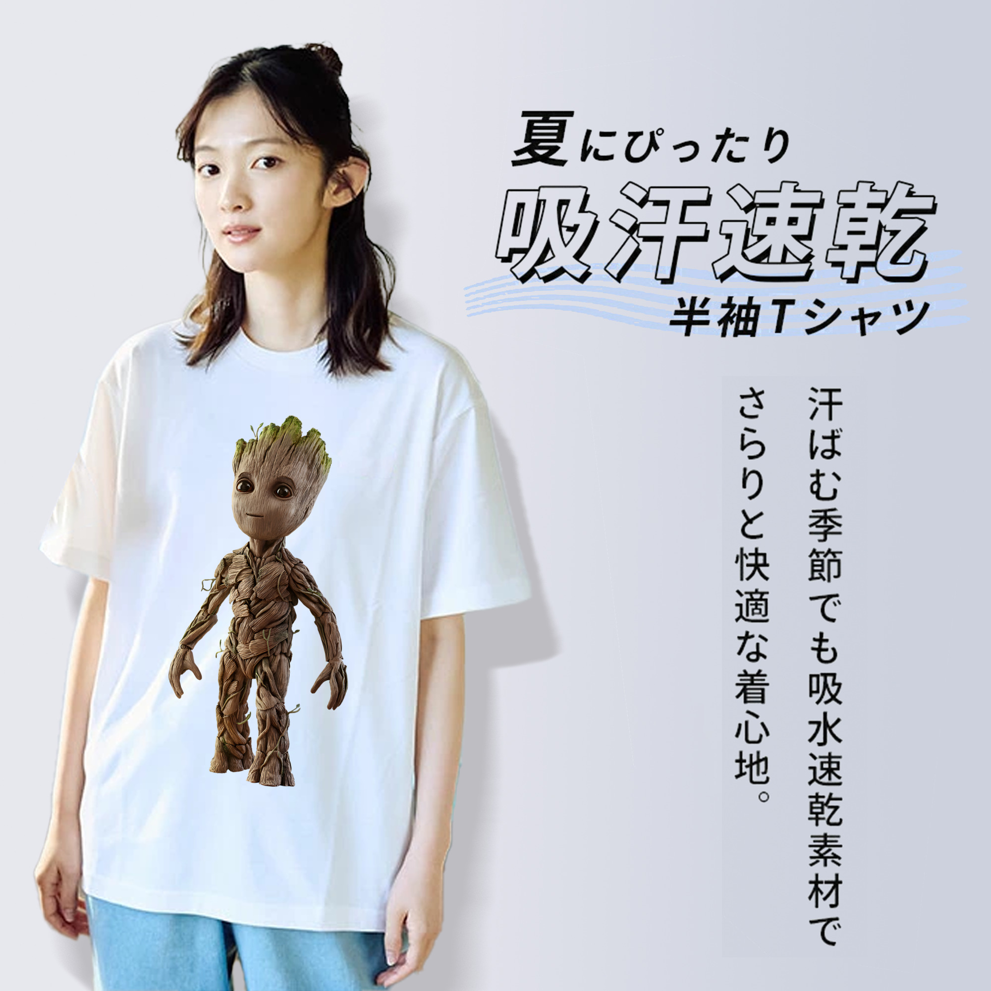 アベンジャーズ The Avengers レディースカジュアルプリントTシャツ（綿100％）
