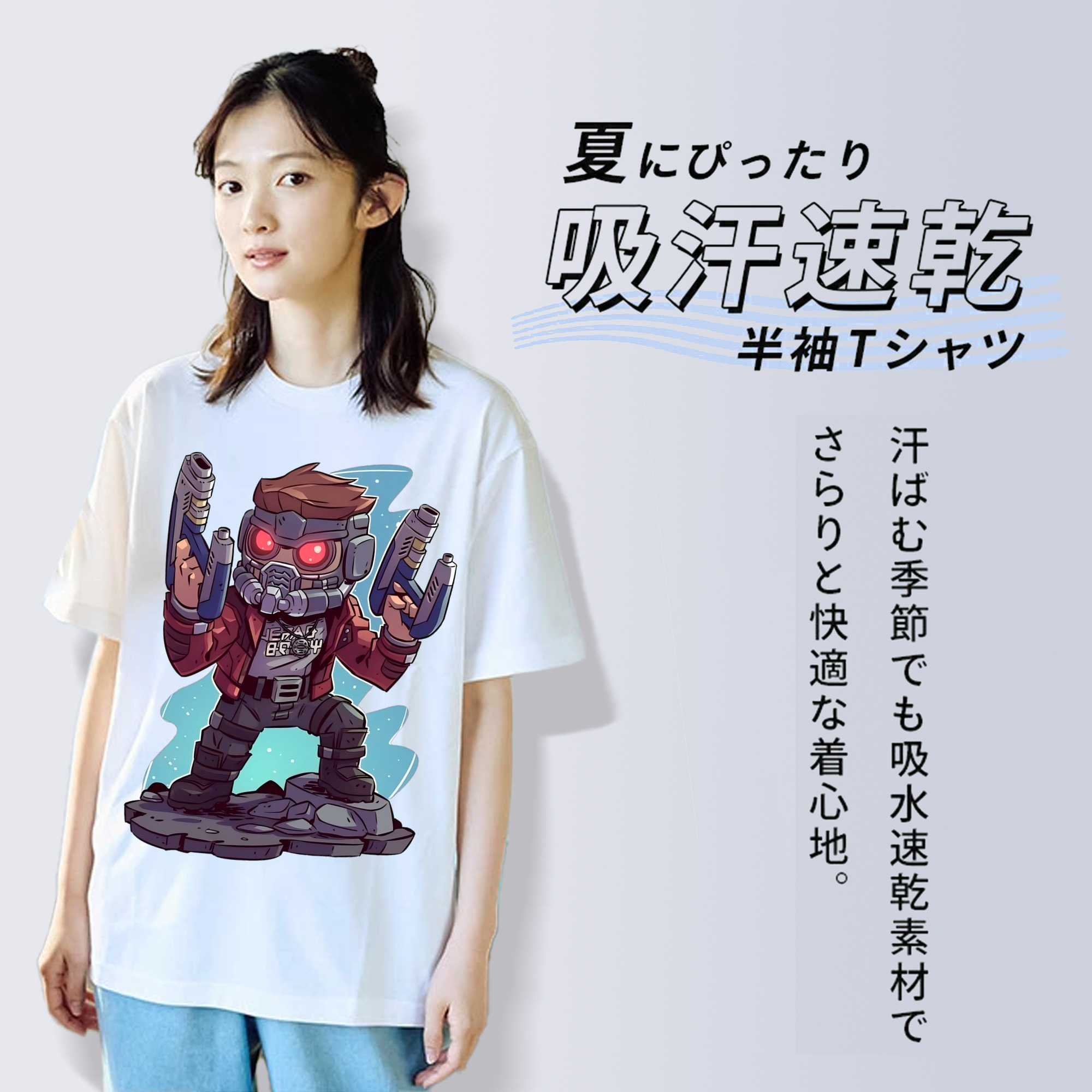 アベンジャーズ The Avengers レディースカジュアルプリントTシャツ（綿100％）