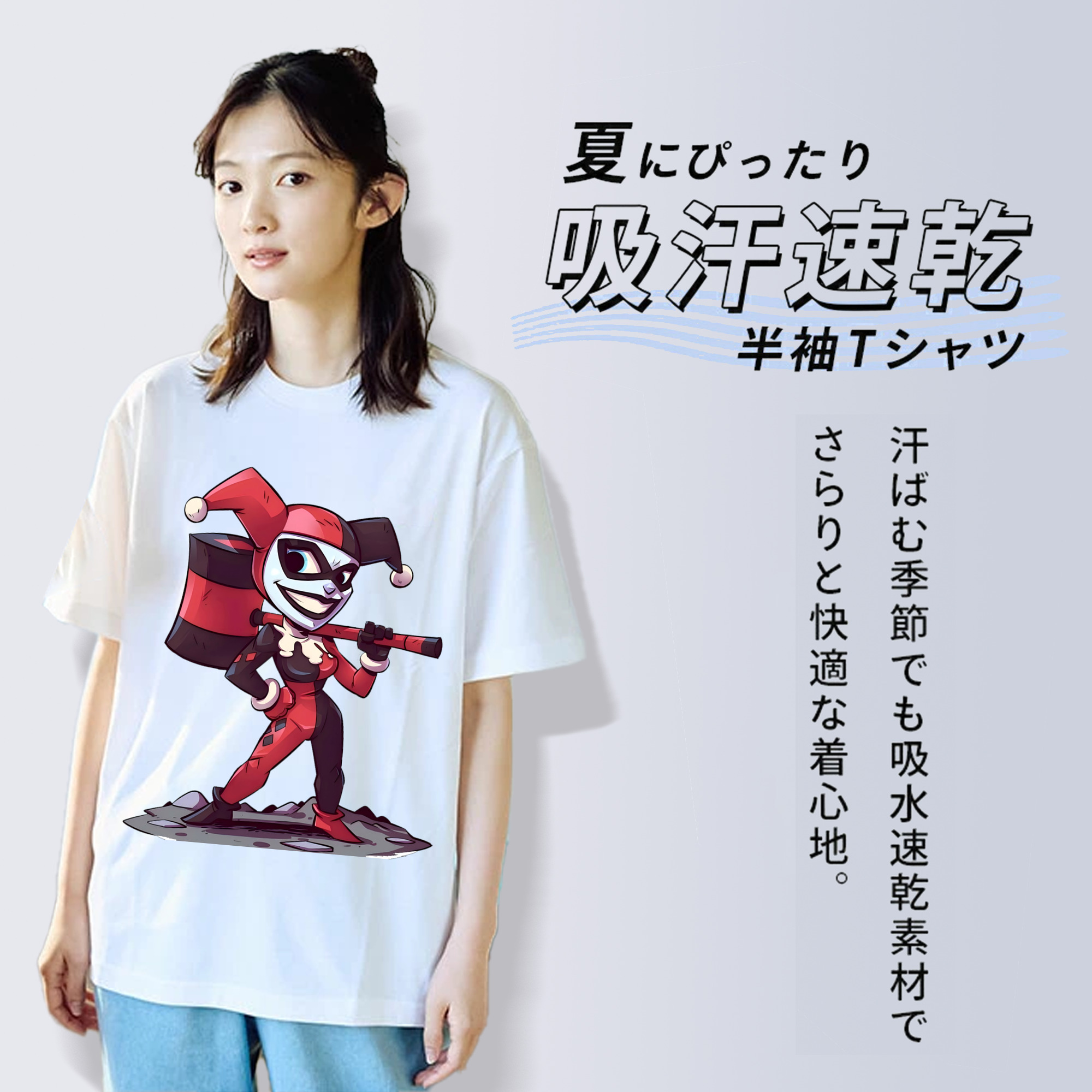アベンジャーズ The Avengers レディースカジュアルプリントTシャツ（綿100％）