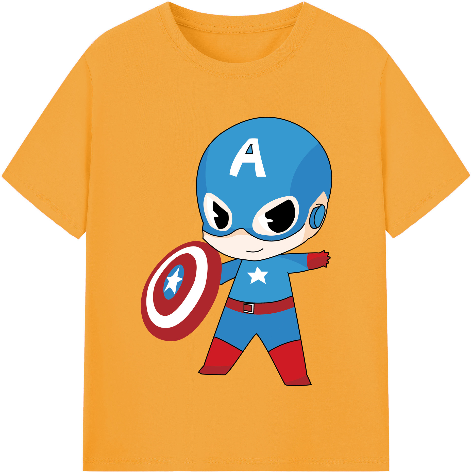 （画像用） アベンジャーズ The Avengers レディースカジュアルプリントTシャツ（綿100％）