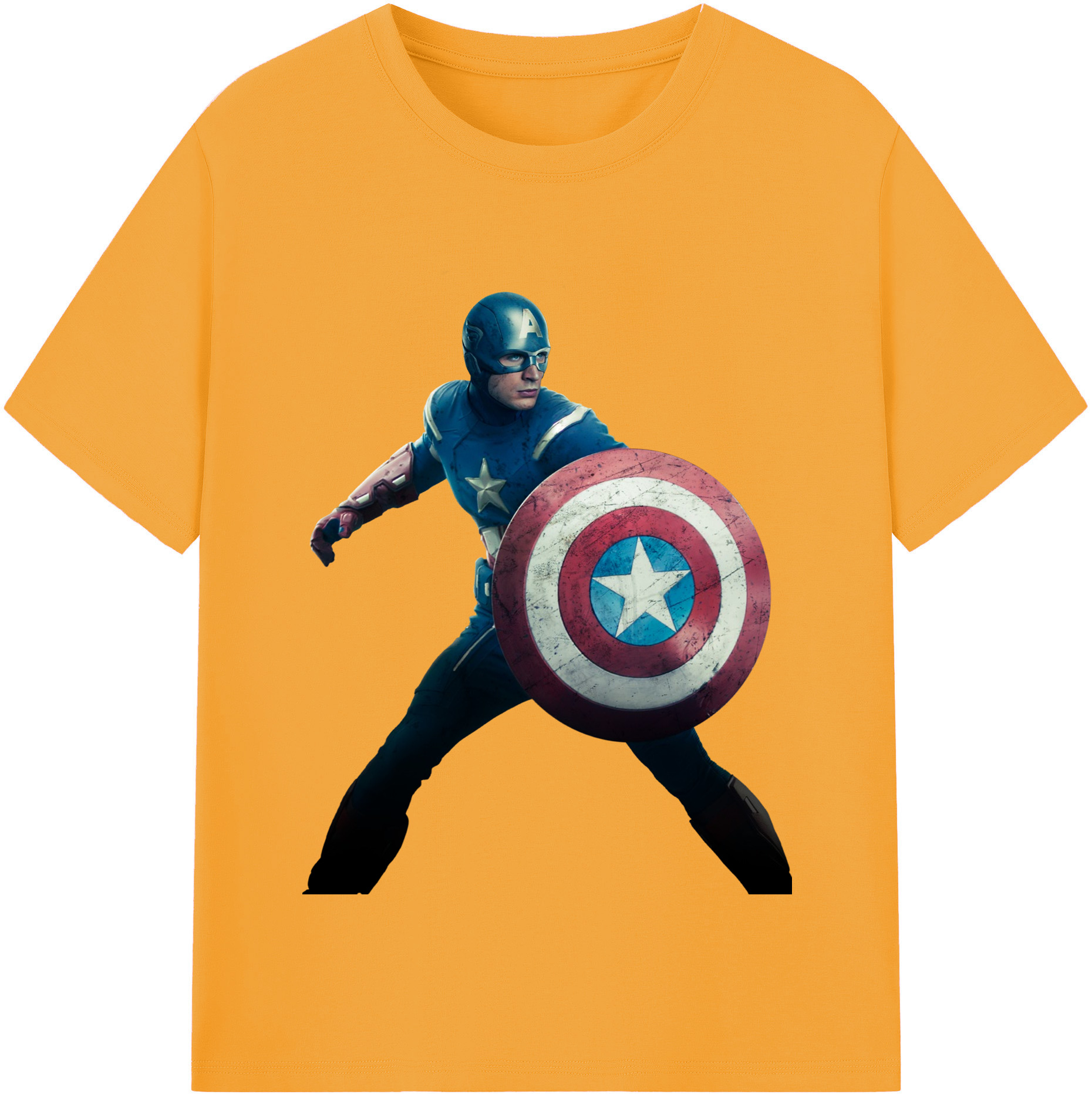 （画像用） アベンジャーズ The Avengers レディースカジュアルプリントTシャツ（綿100％）
