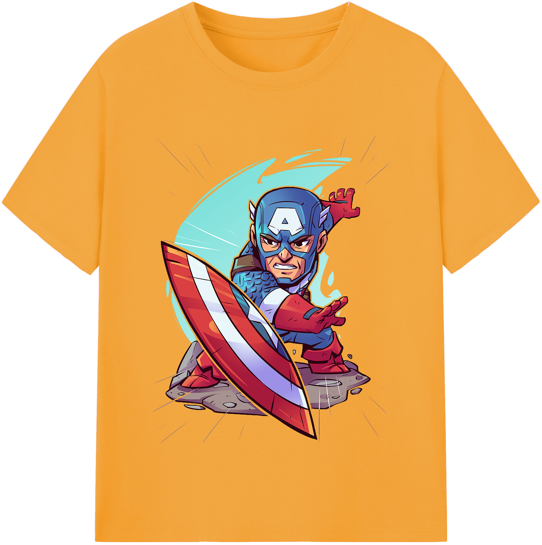 （画像用） アベンジャーズ The Avengers レディースカジュアルプリントTシャツ（綿100％）