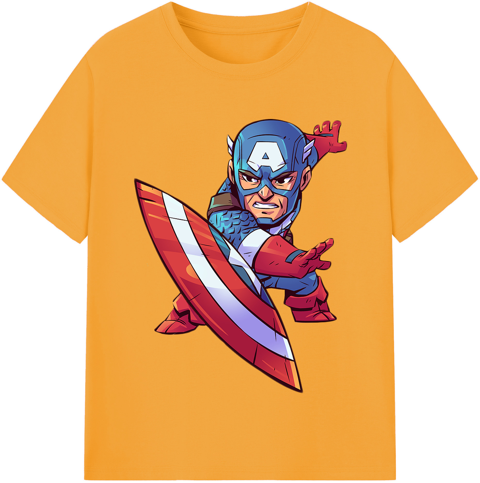 （画像用） アベンジャーズ The Avengers レディースカジュアルプリントTシャツ（綿100％）