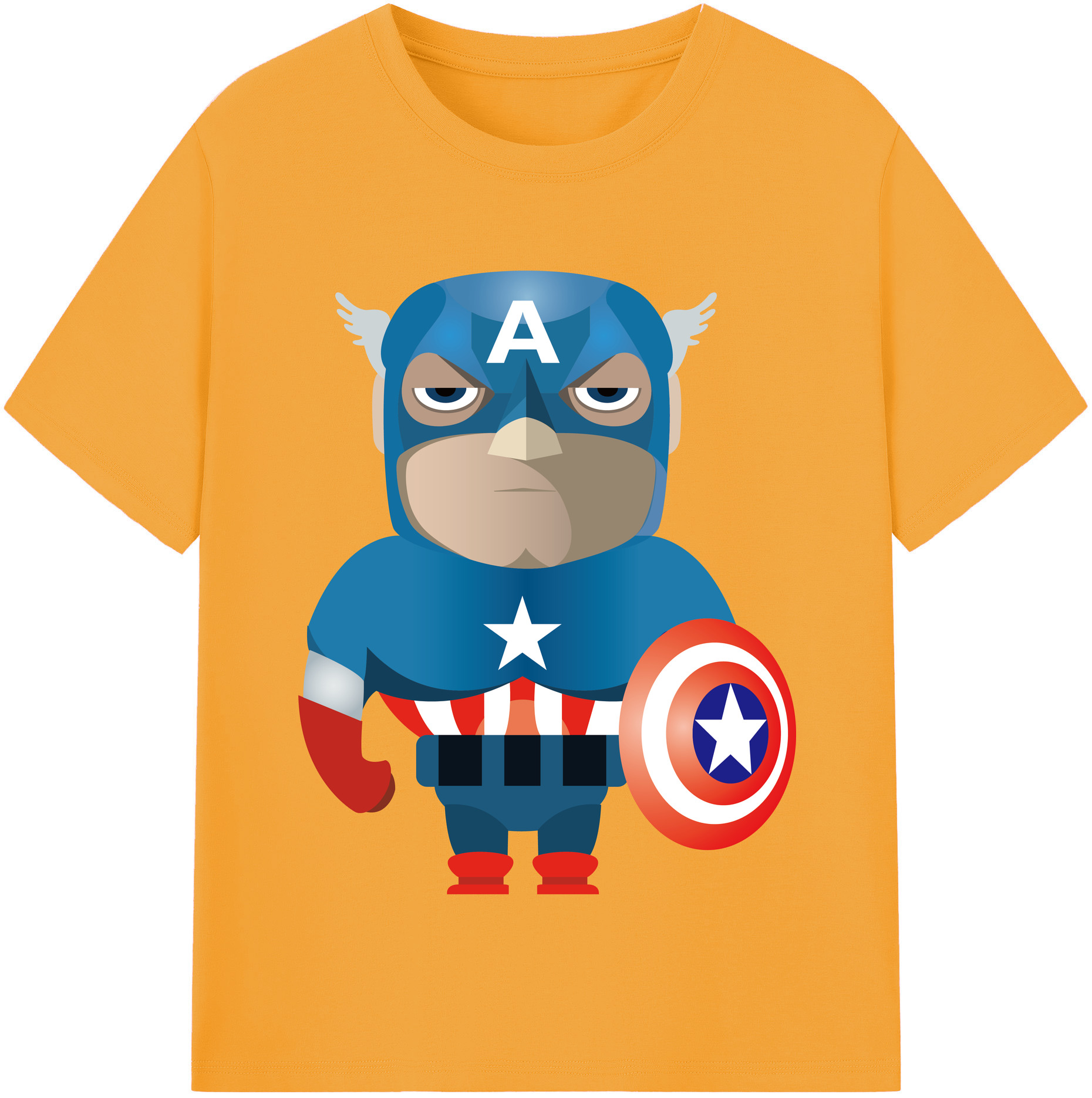 （画像用） アベンジャーズ The Avengers レディースカジュアルプリントTシャツ（綿100％）
