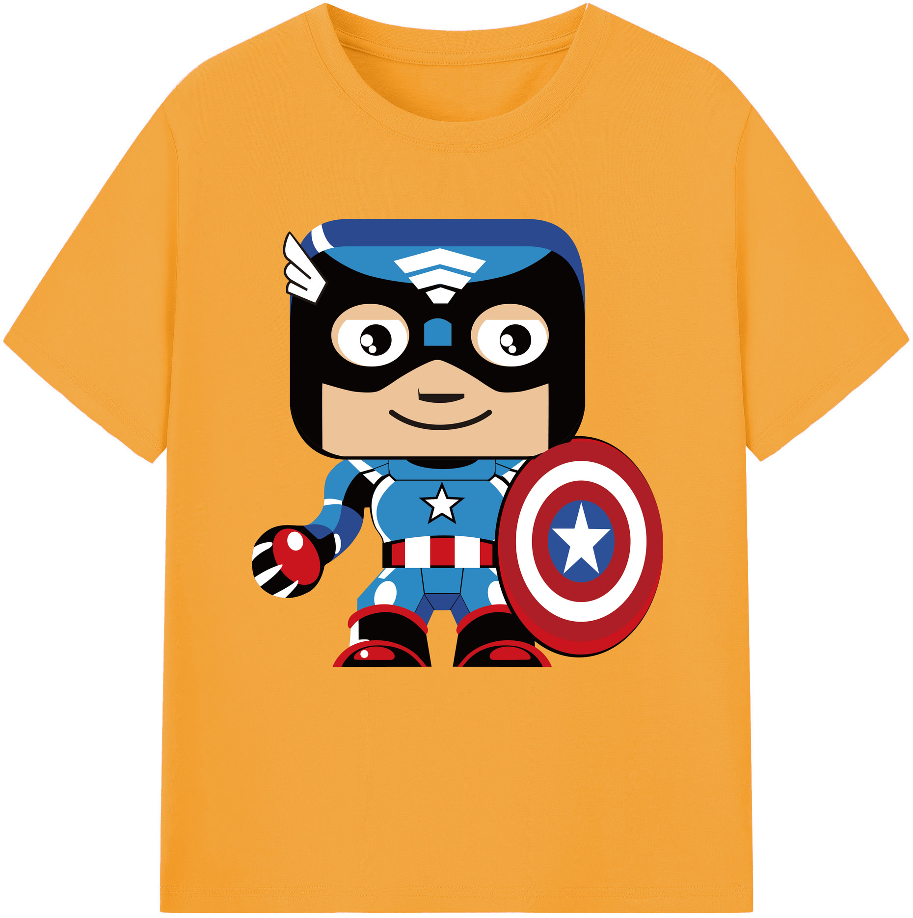 （画像用） アベンジャーズ The Avengers レディースカジュアルプリントTシャツ（綿100％）