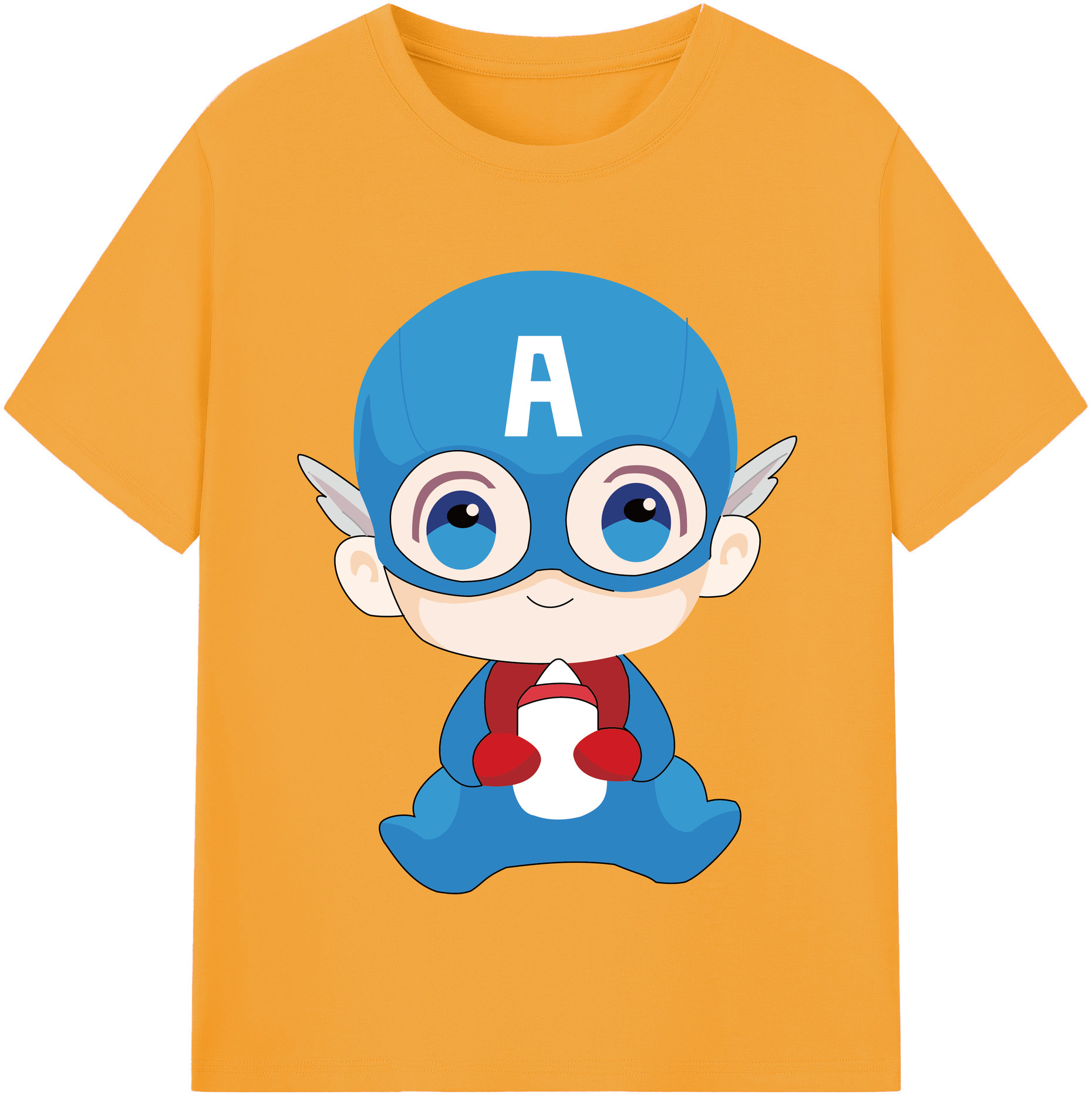 （画像用） アベンジャーズ The Avengers レディースカジュアルプリントTシャツ（綿100％）