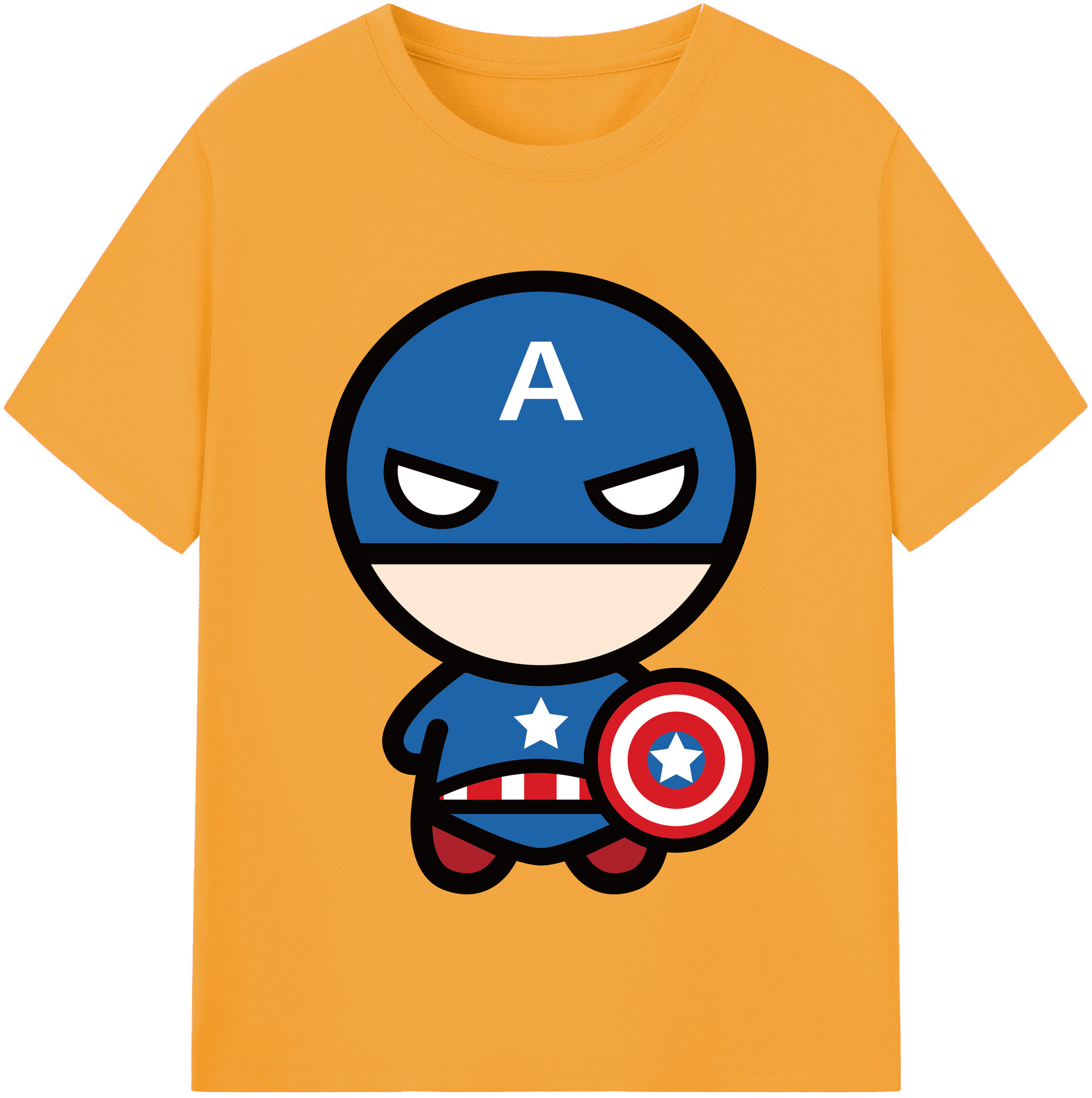 （画像用） アベンジャーズ The Avengers レディースカジュアルプリントTシャツ（綿100％）