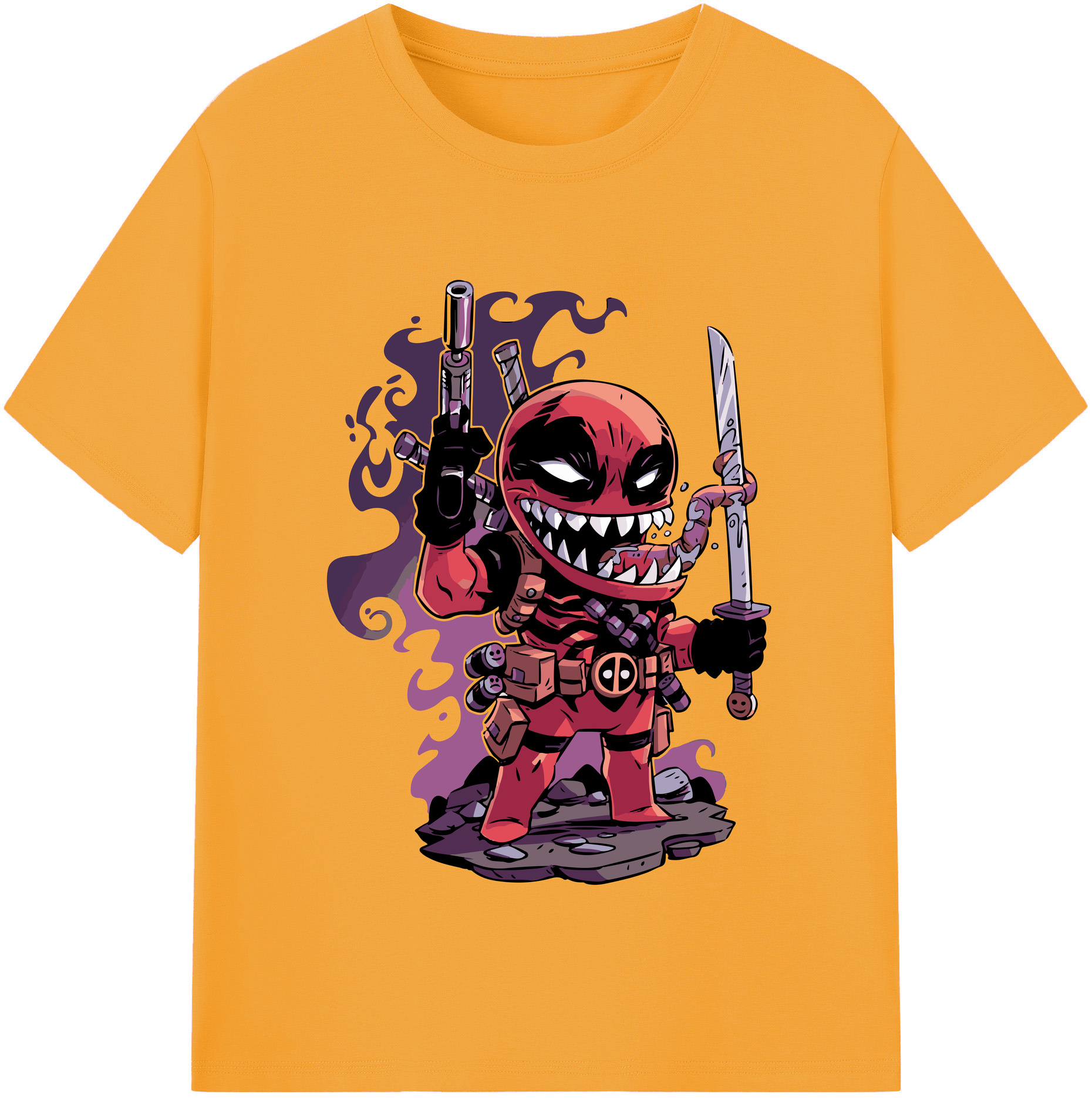 （画像用） アベンジャーズ The Avengers レディースカジュアルプリントTシャツ（綿100％）