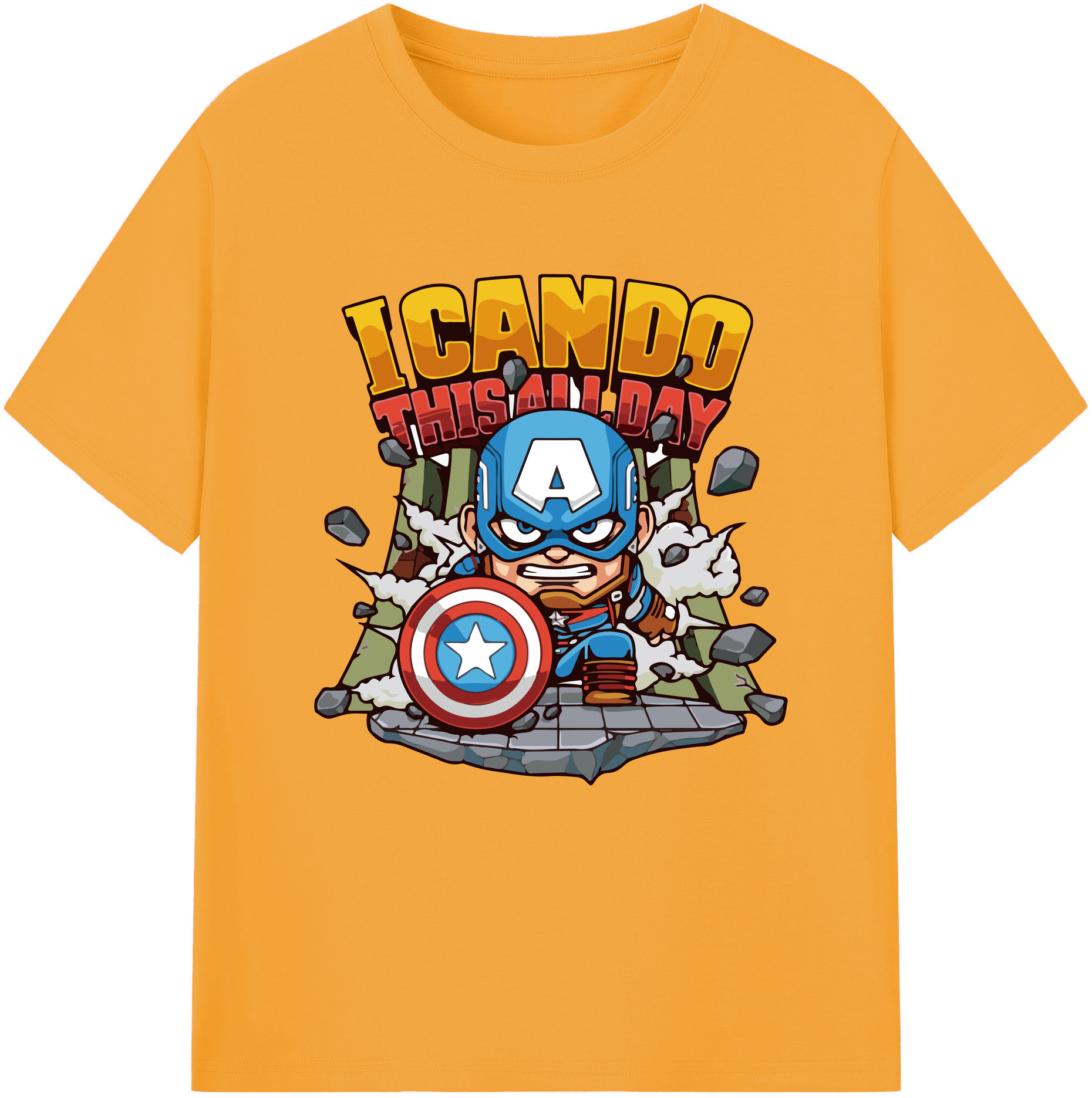 （画像用） アベンジャーズ The Avengers レディースカジュアルプリントTシャツ（綿100％）