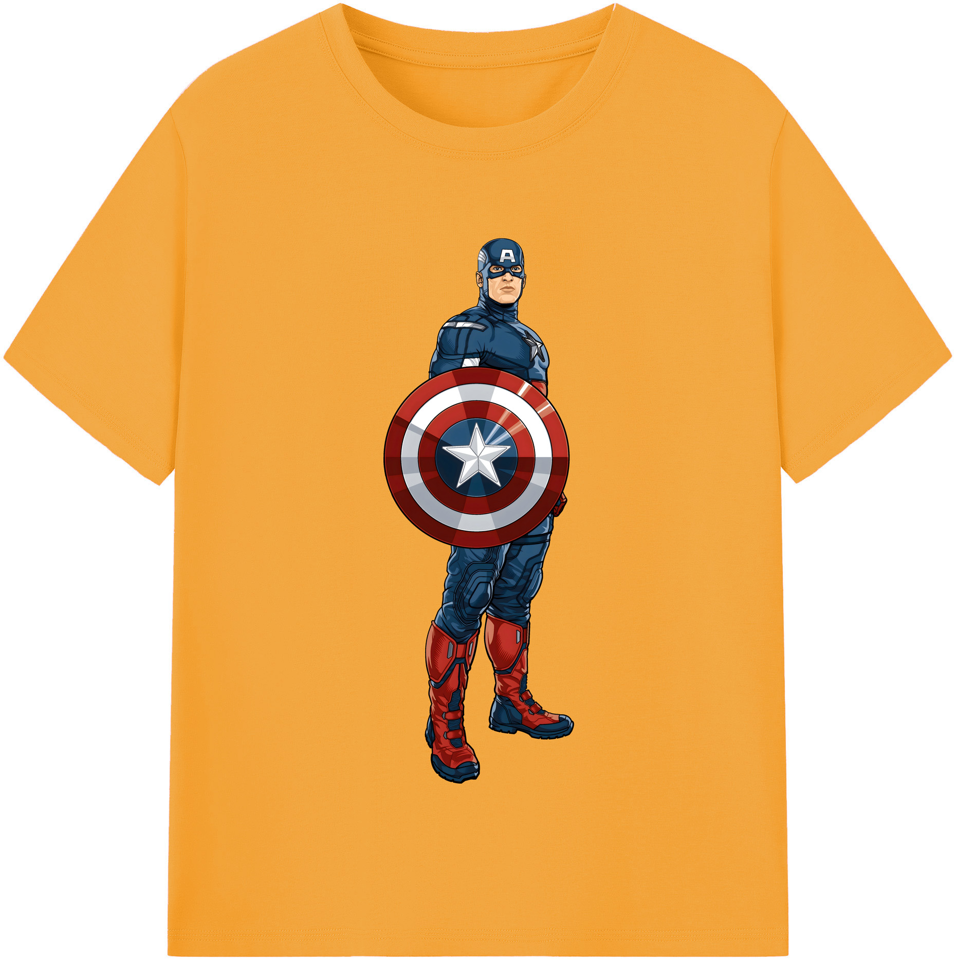 （画像用） アベンジャーズ The Avengers レディースカジュアルプリントTシャツ（綿100％）