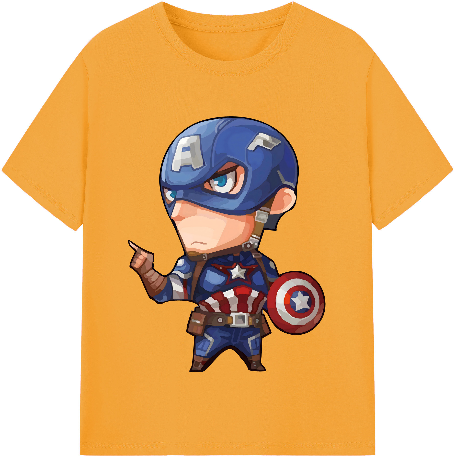 （画像用） アベンジャーズ The Avengers レディースカジュアルプリントTシャツ（綿100％）
