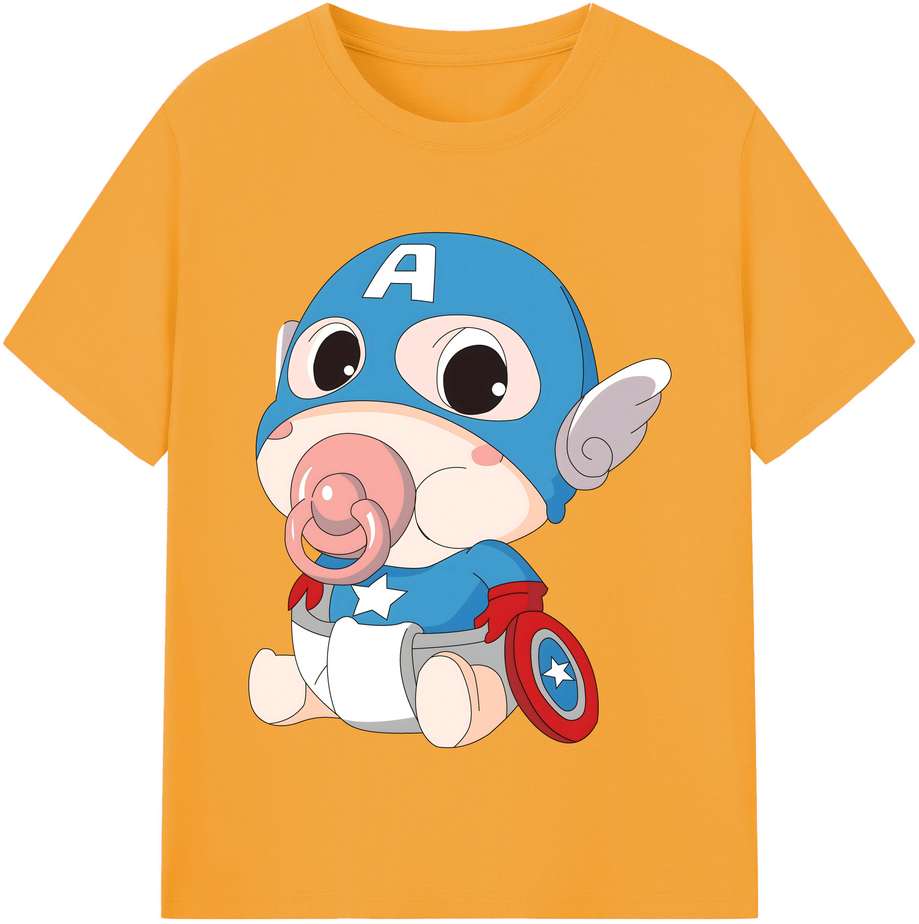 （画像用） アベンジャーズ The Avengers レディースカジュアルプリントTシャツ（綿100％）