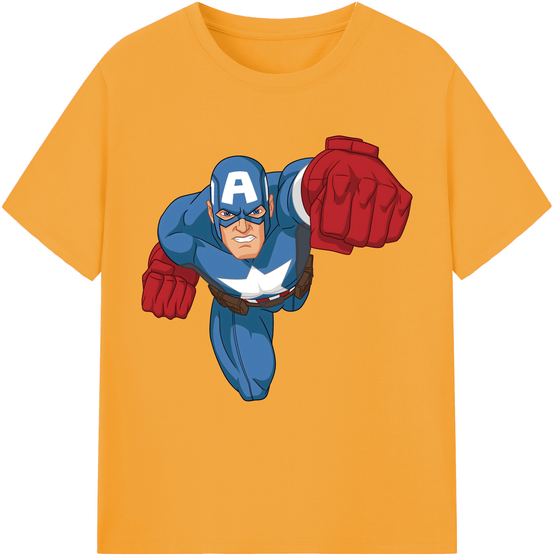 （画像用） アベンジャーズ The Avengers レディースカジュアルプリントTシャツ（綿100％）