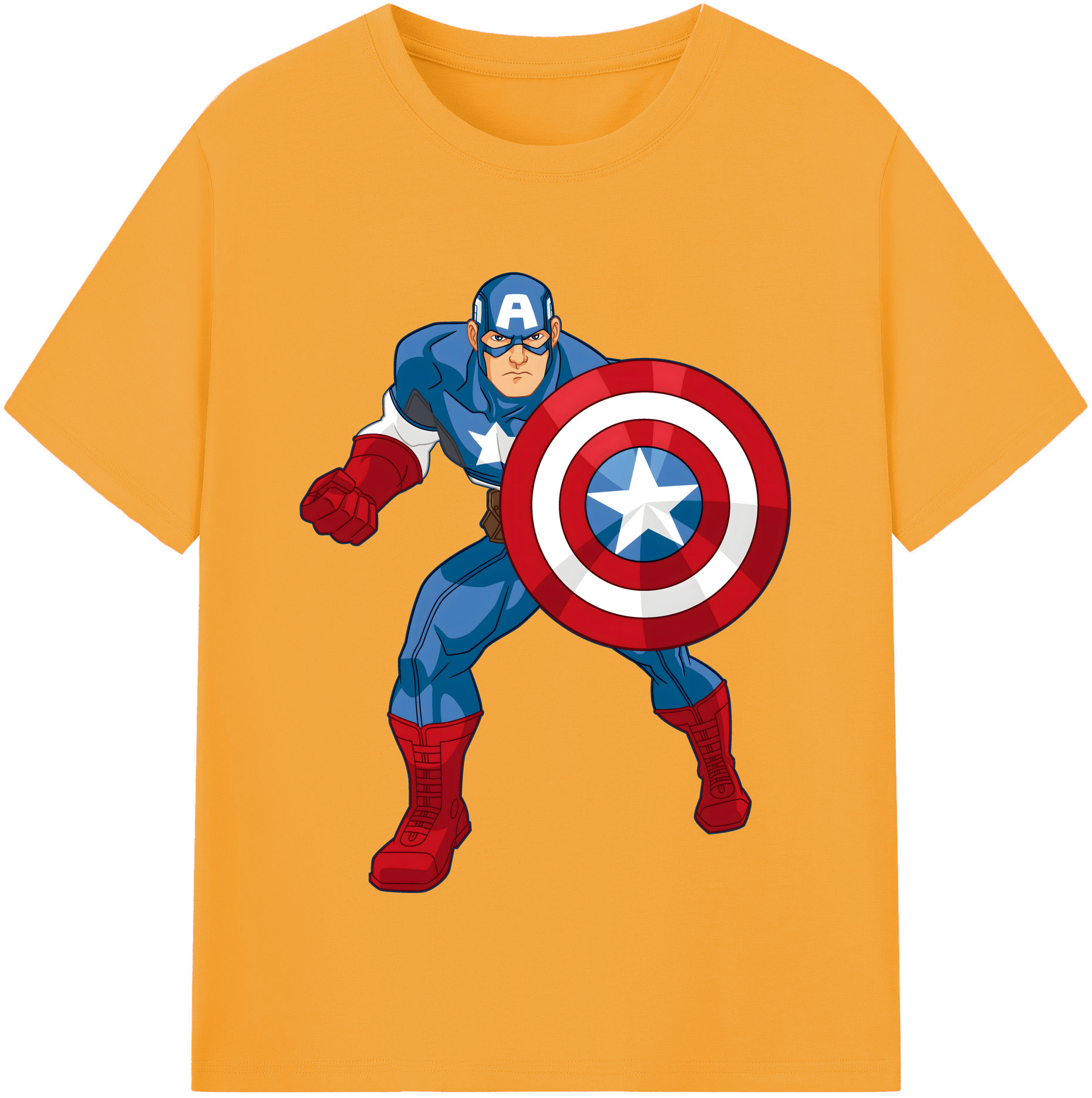 （画像用） アベンジャーズ The Avengers レディースカジュアルプリントTシャツ（綿100％）