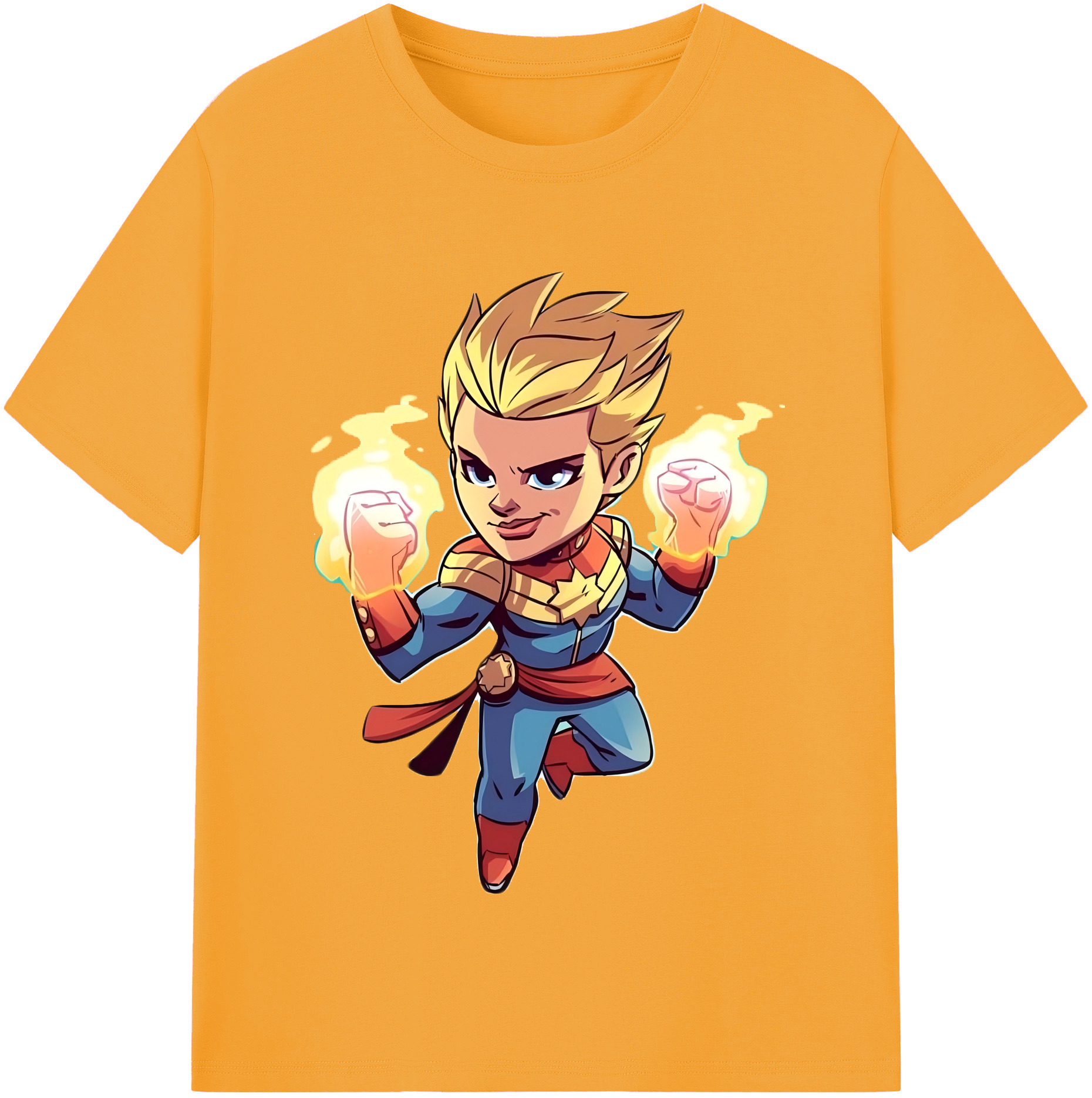 （画像用） アベンジャーズ The Avengers レディースカジュアルプリントTシャツ（綿100％）