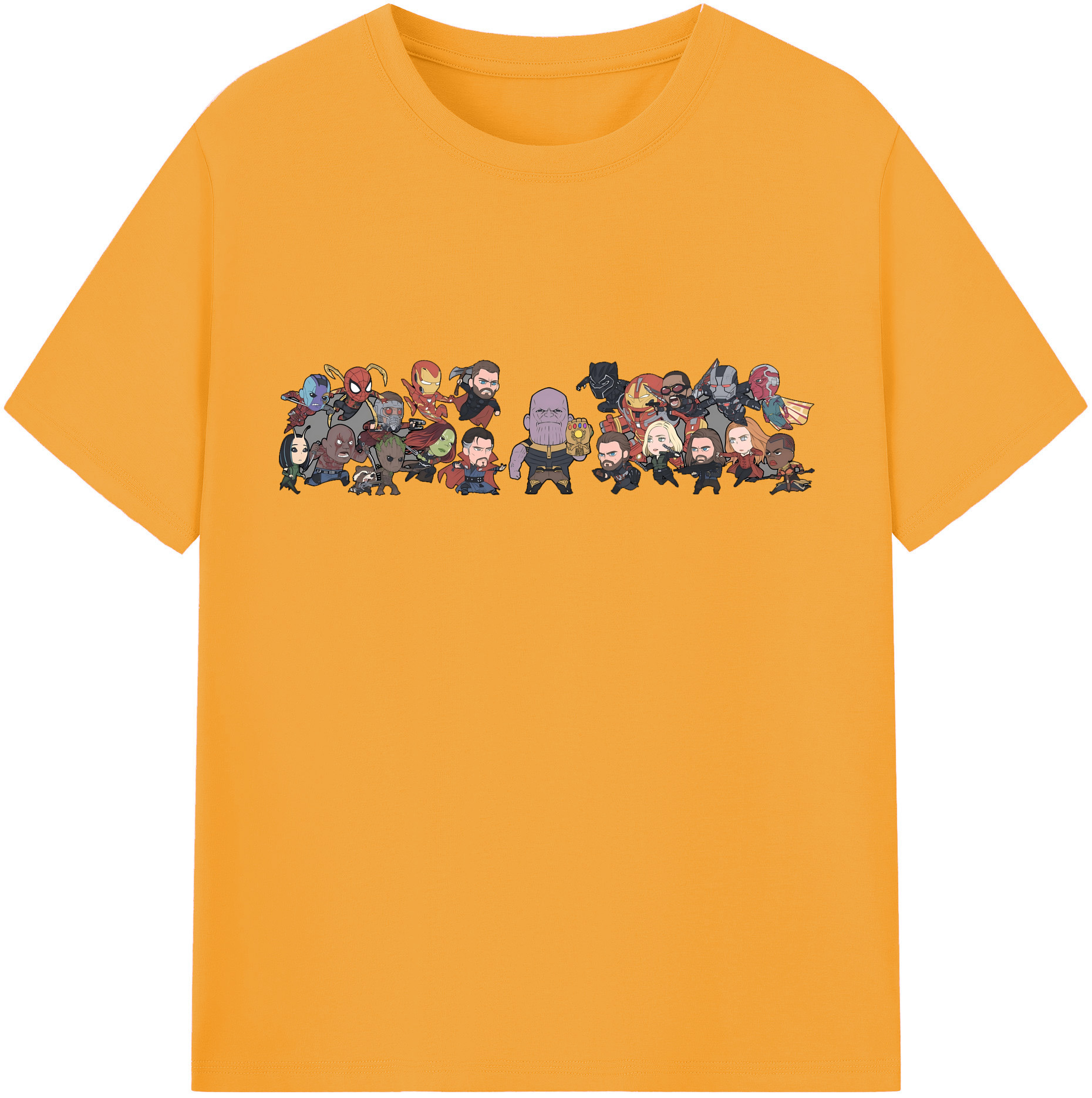 （画像用） アベンジャーズ The Avengers レディースカジュアルプリントTシャツ（綿100％）