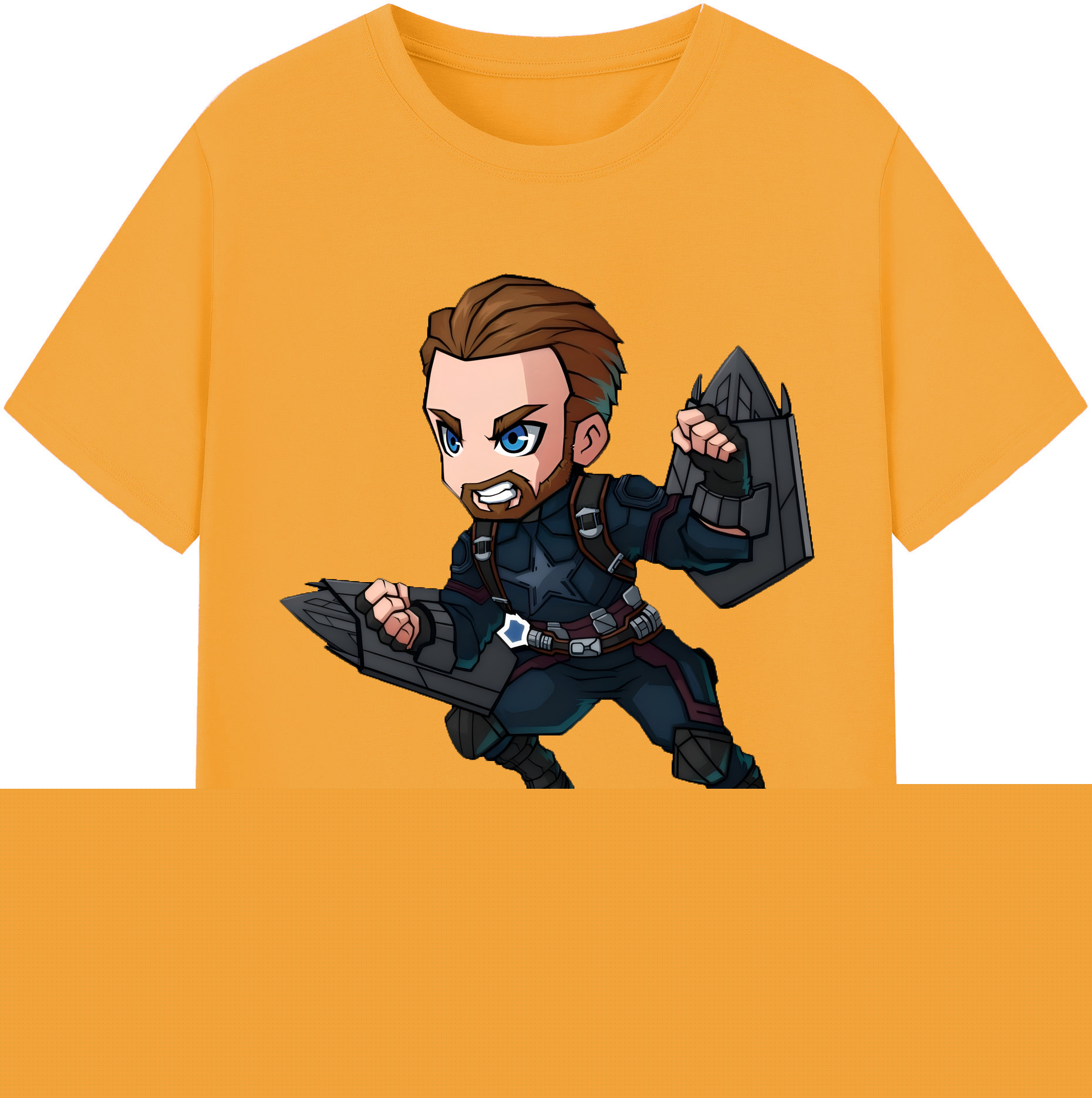 （画像用） アベンジャーズ The Avengers レディースカジュアルプリントTシャツ（綿100％）