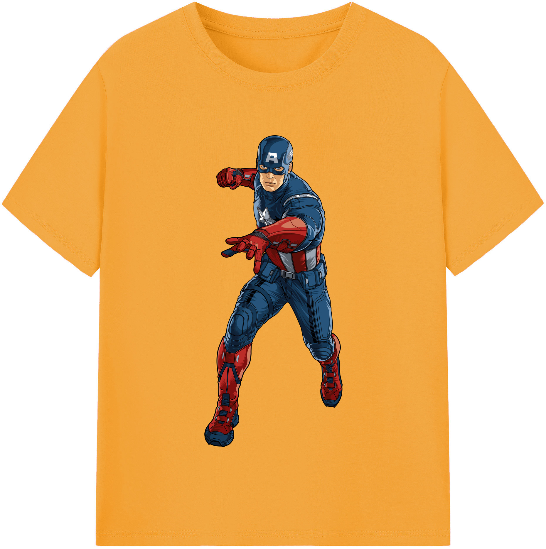 （画像用） アベンジャーズ The Avengers レディースカジュアルプリントTシャツ（綿100％）
