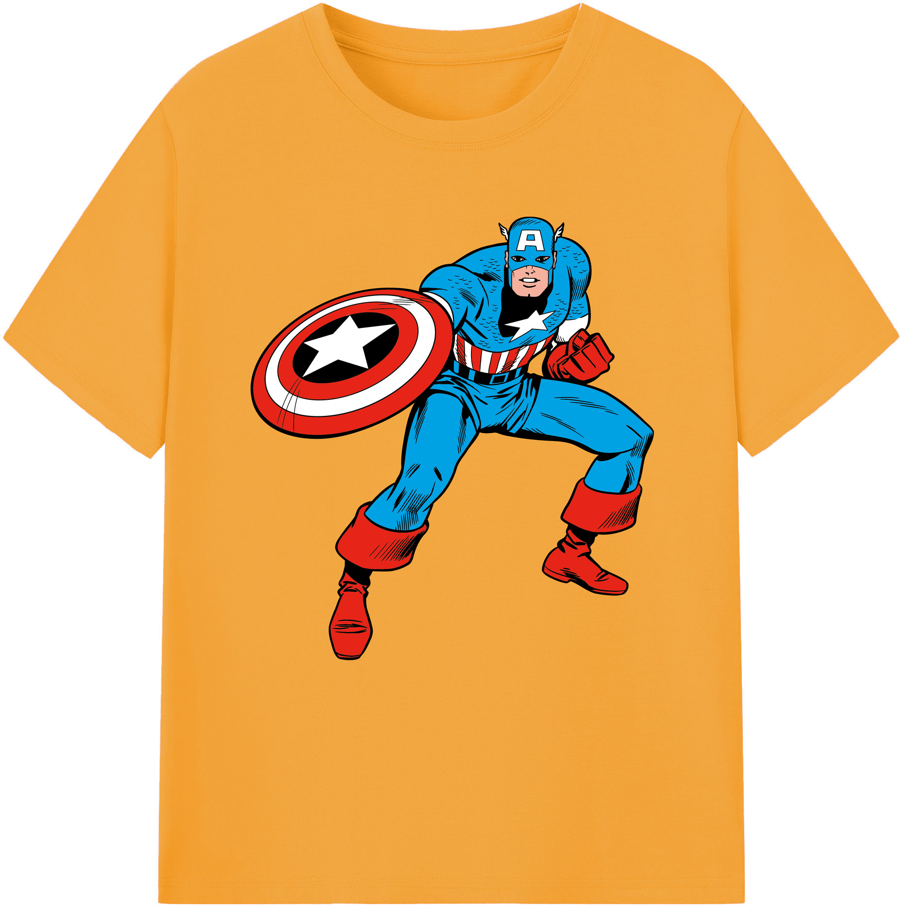 （画像用） アベンジャーズ The Avengers レディースカジュアルプリントTシャツ（綿100％）