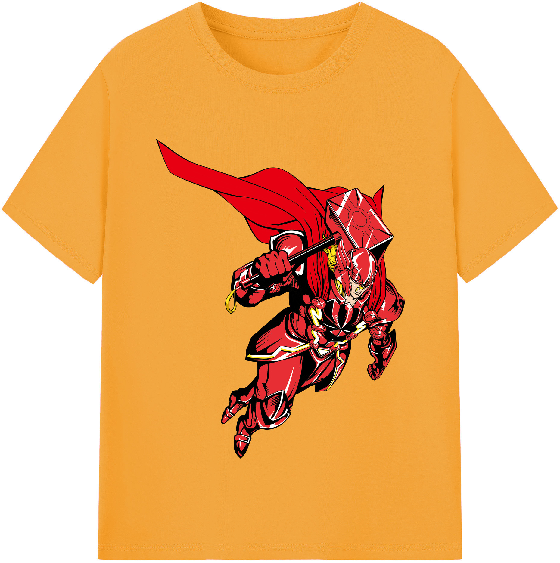 （画像用） アベンジャーズ The Avengers レディースカジュアルプリントTシャツ（綿100％）