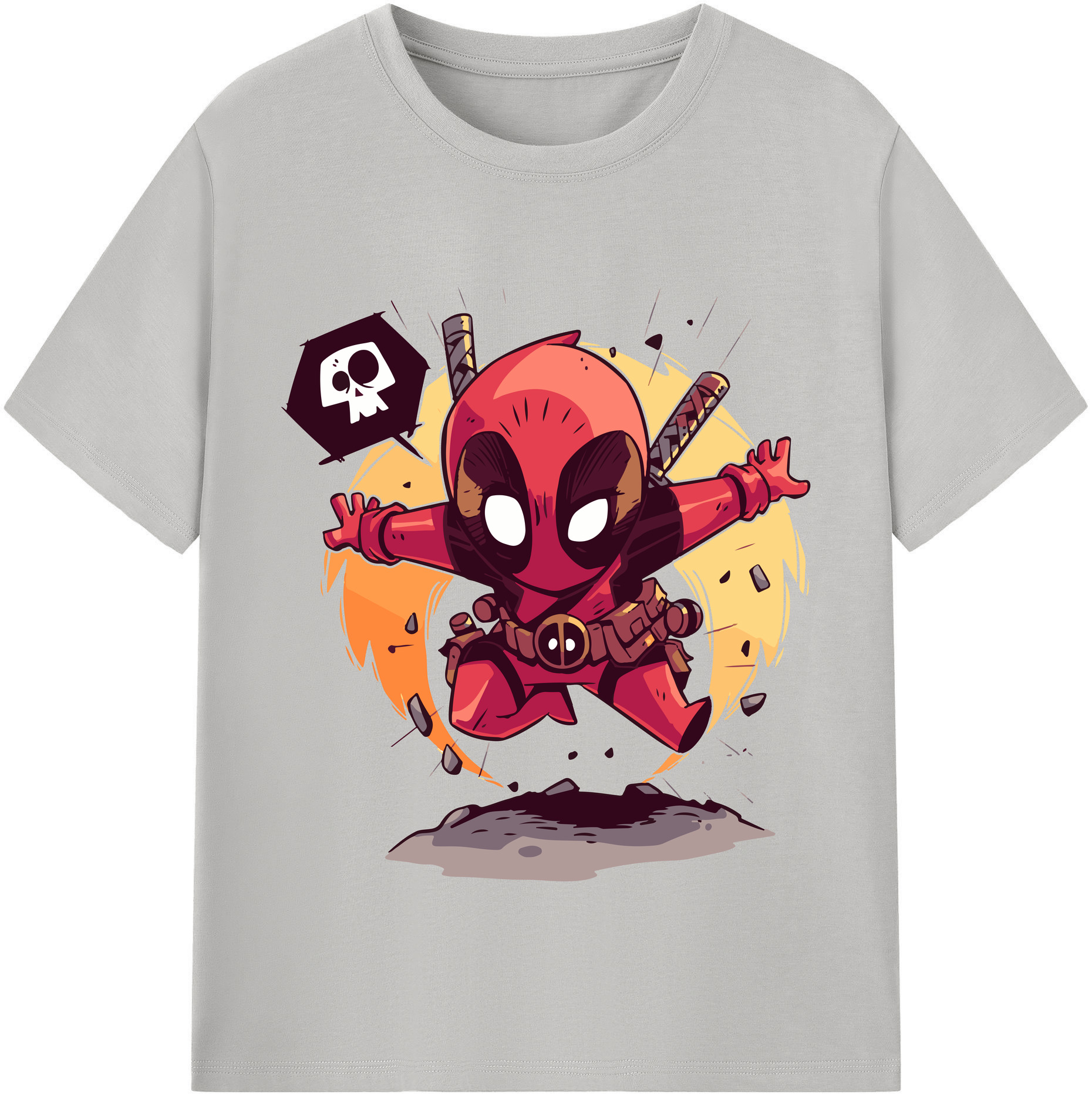 （画像用） アベンジャーズ The Avengers レディースカジュアルプリントTシャツ（綿100％）