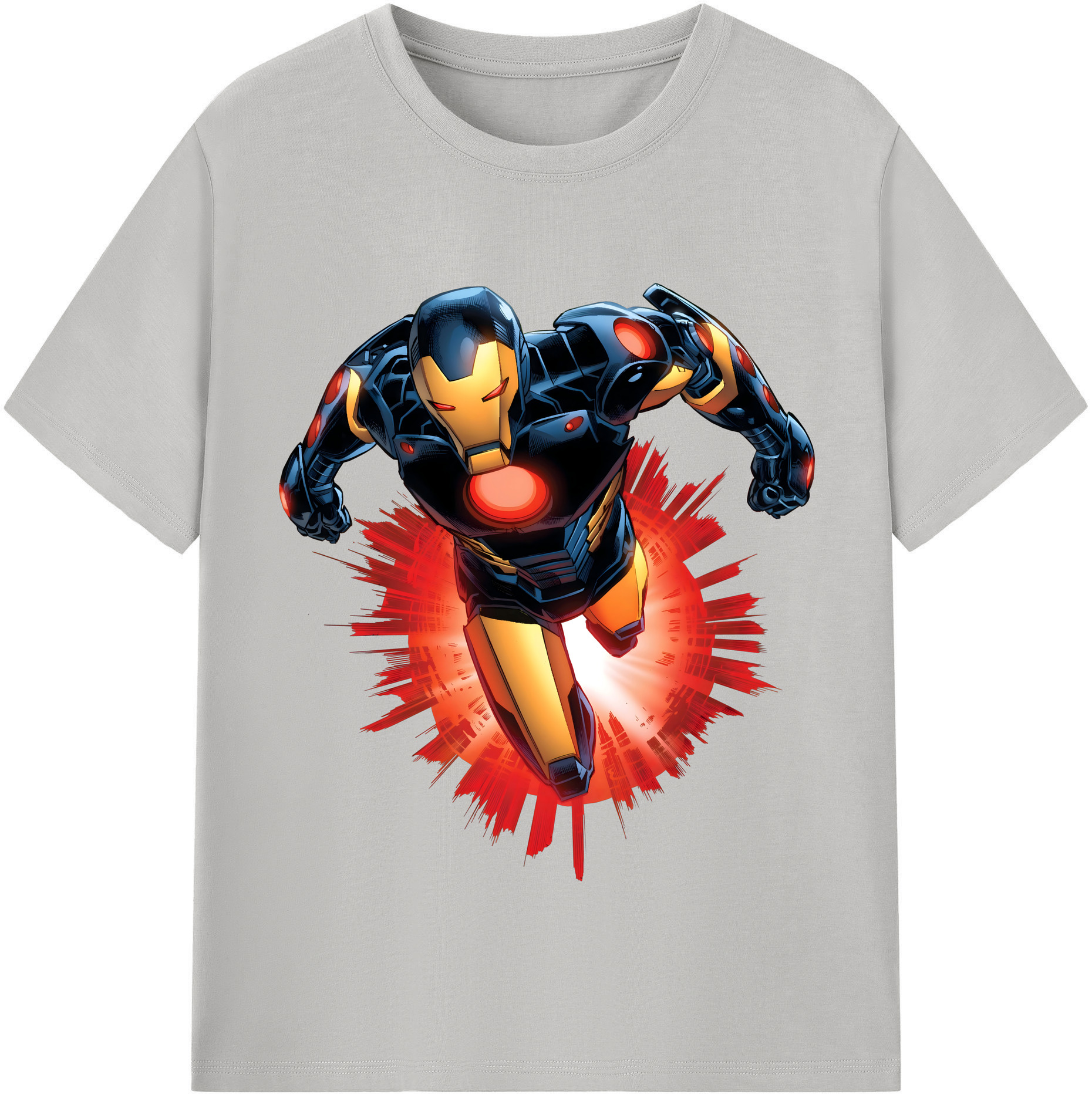 （画像用） アベンジャーズ The Avengers レディースカジュアルプリントTシャツ（綿100％）