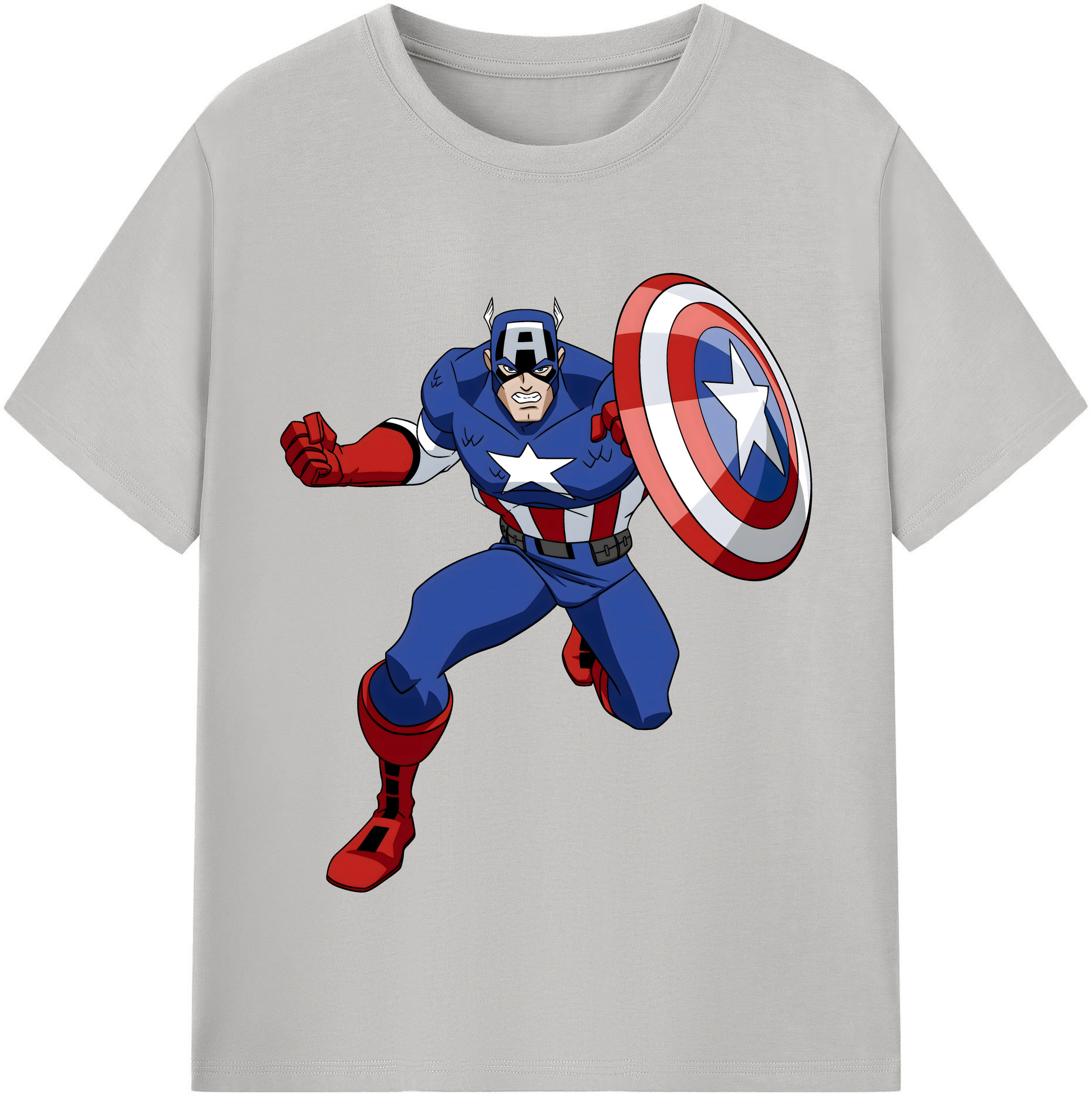 （画像用） アベンジャーズ The Avengers レディースカジュアルプリントTシャツ（綿100％）