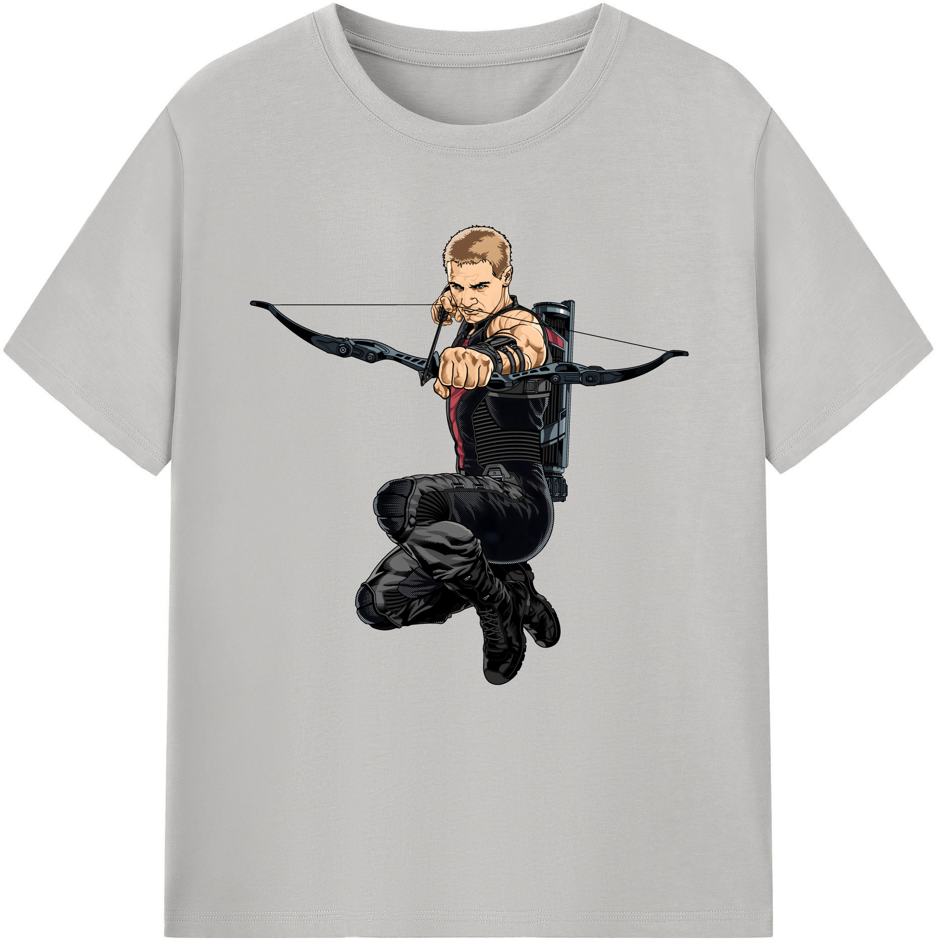 （画像用） アベンジャーズ The Avengers レディースカジュアルプリントTシャツ（綿100％）