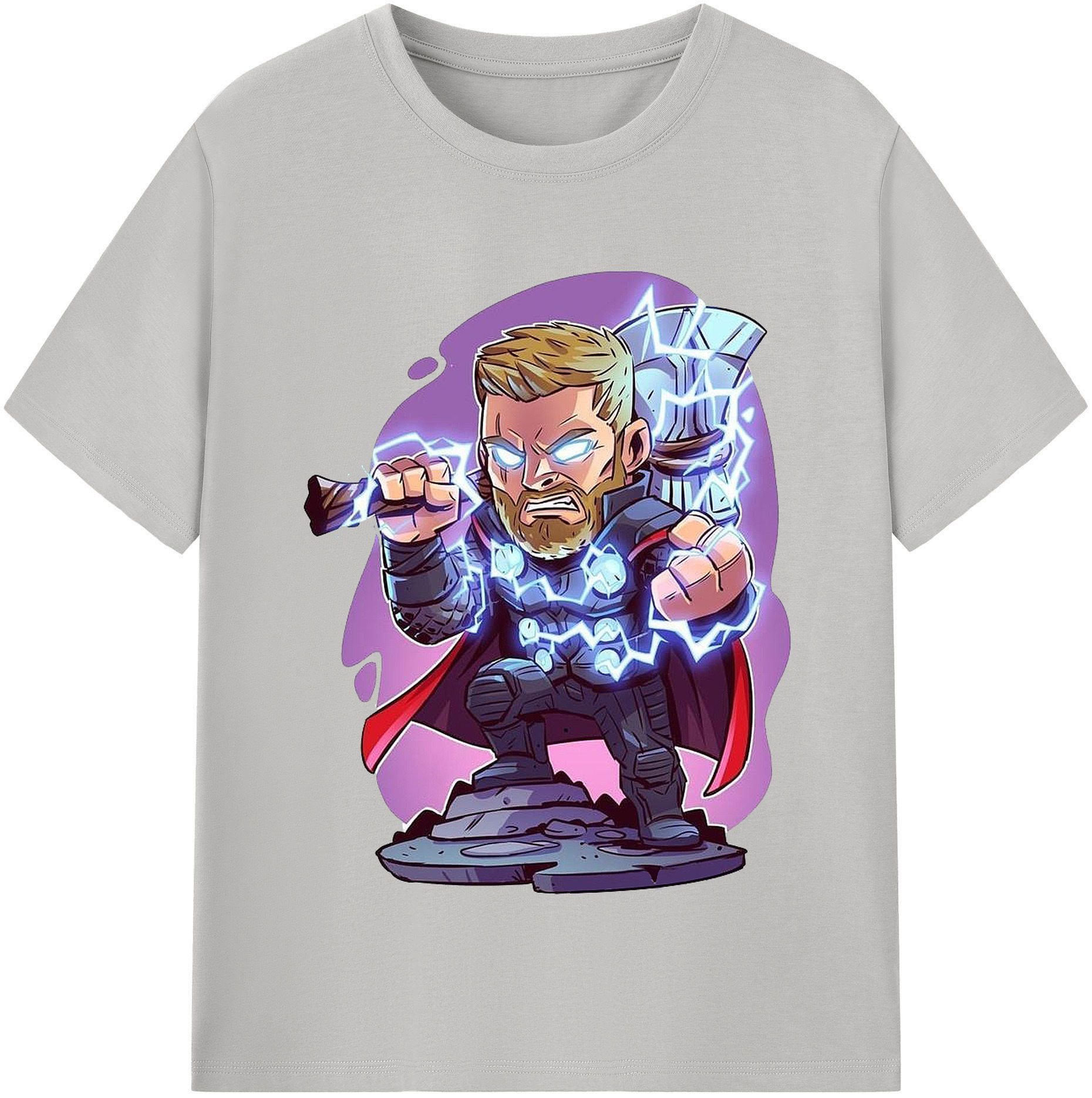 （画像用） アベンジャーズ The Avengers レディースカジュアルプリントTシャツ（綿100％）