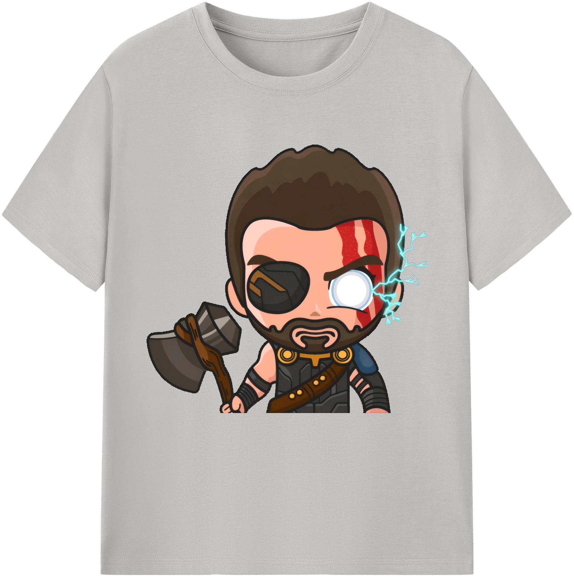 （画像用） アベンジャーズ The Avengers レディースカジュアルプリントTシャツ（綿100％）