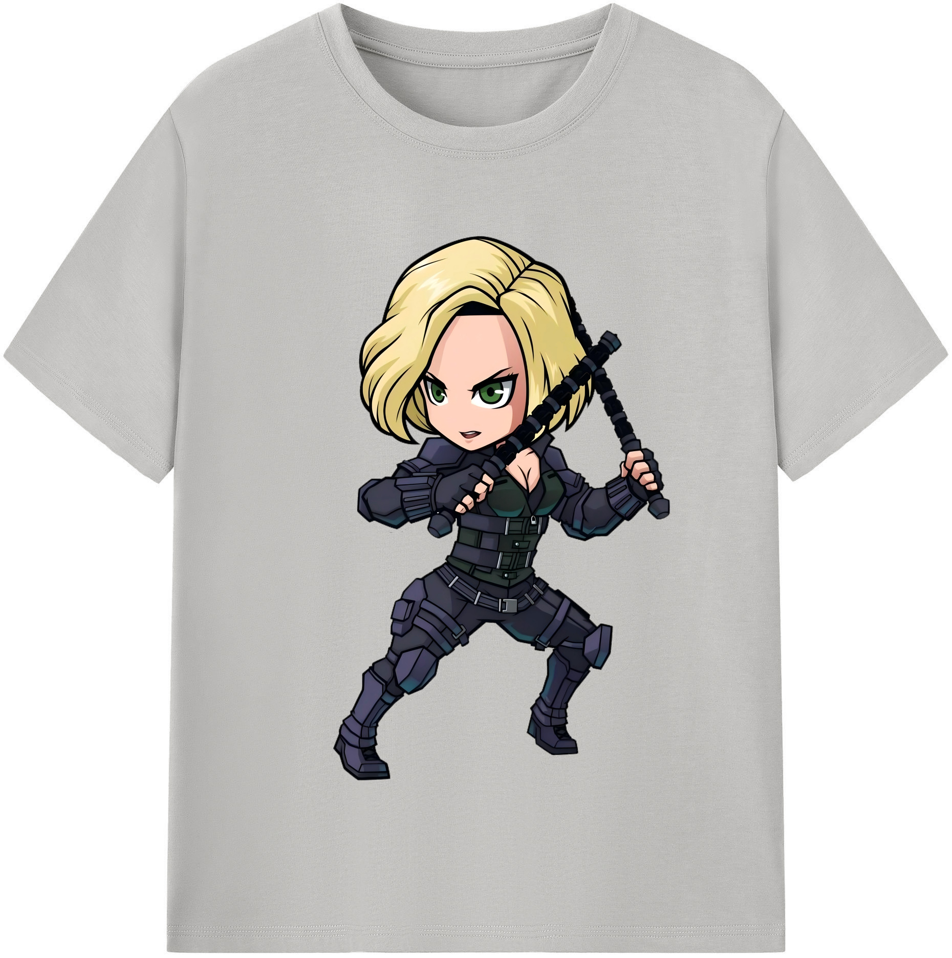 （画像用） アベンジャーズ The Avengers レディースカジュアルプリントTシャツ（綿100％）