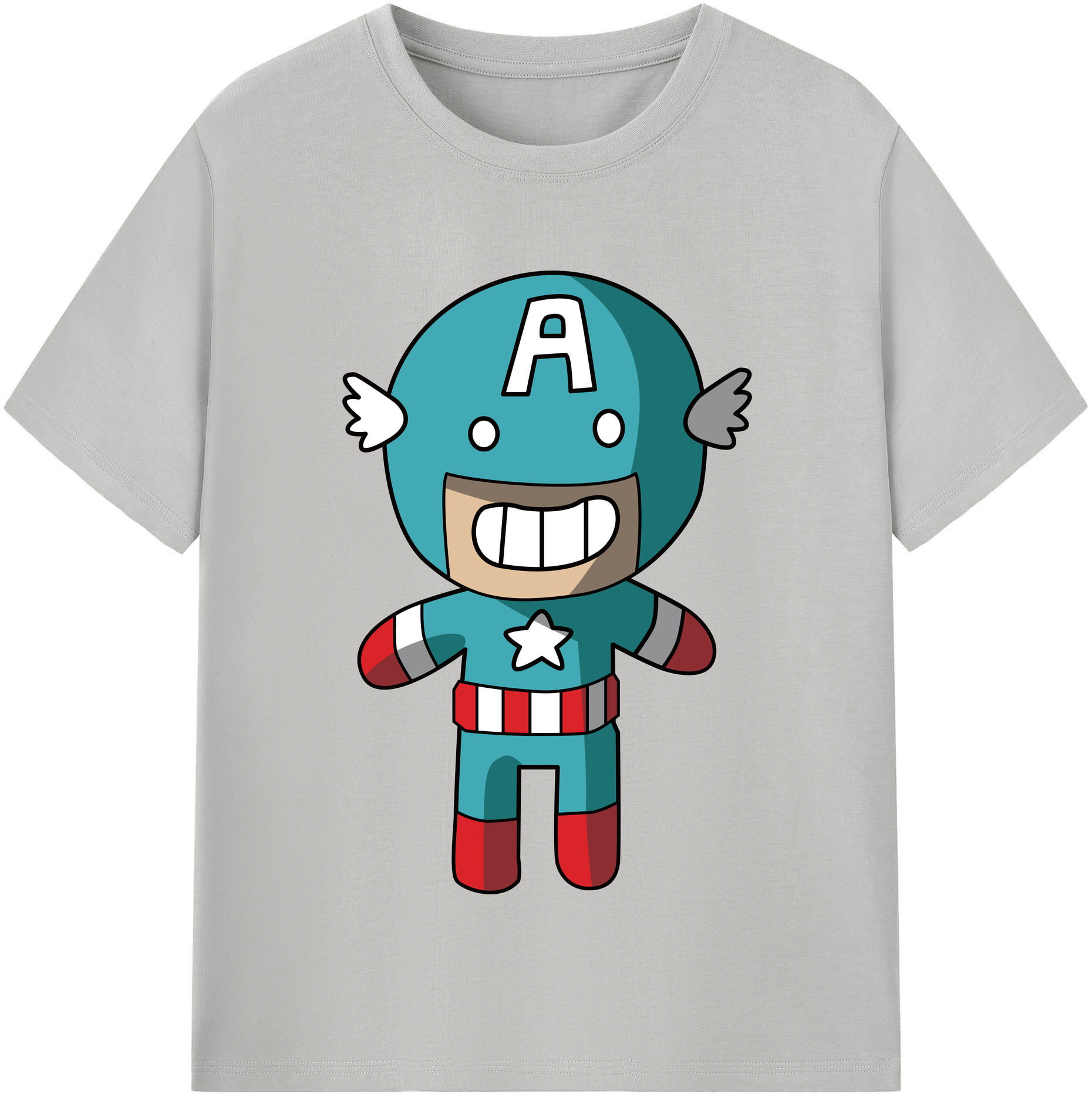 （画像用） アベンジャーズ The Avengers レディースカジュアルプリントTシャツ（綿100％）