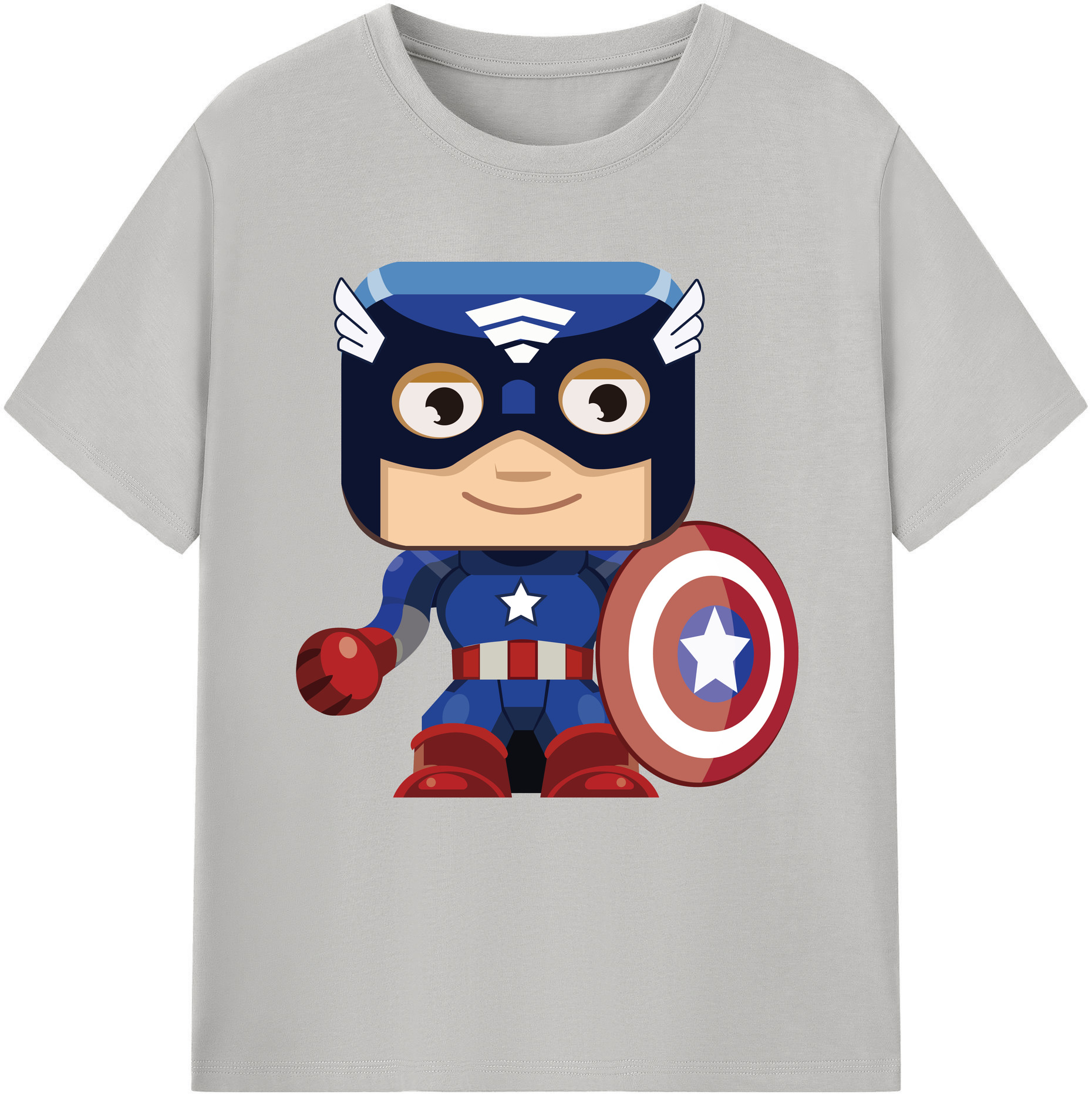 （画像用） アベンジャーズ The Avengers レディースカジュアルプリントTシャツ（綿100％）