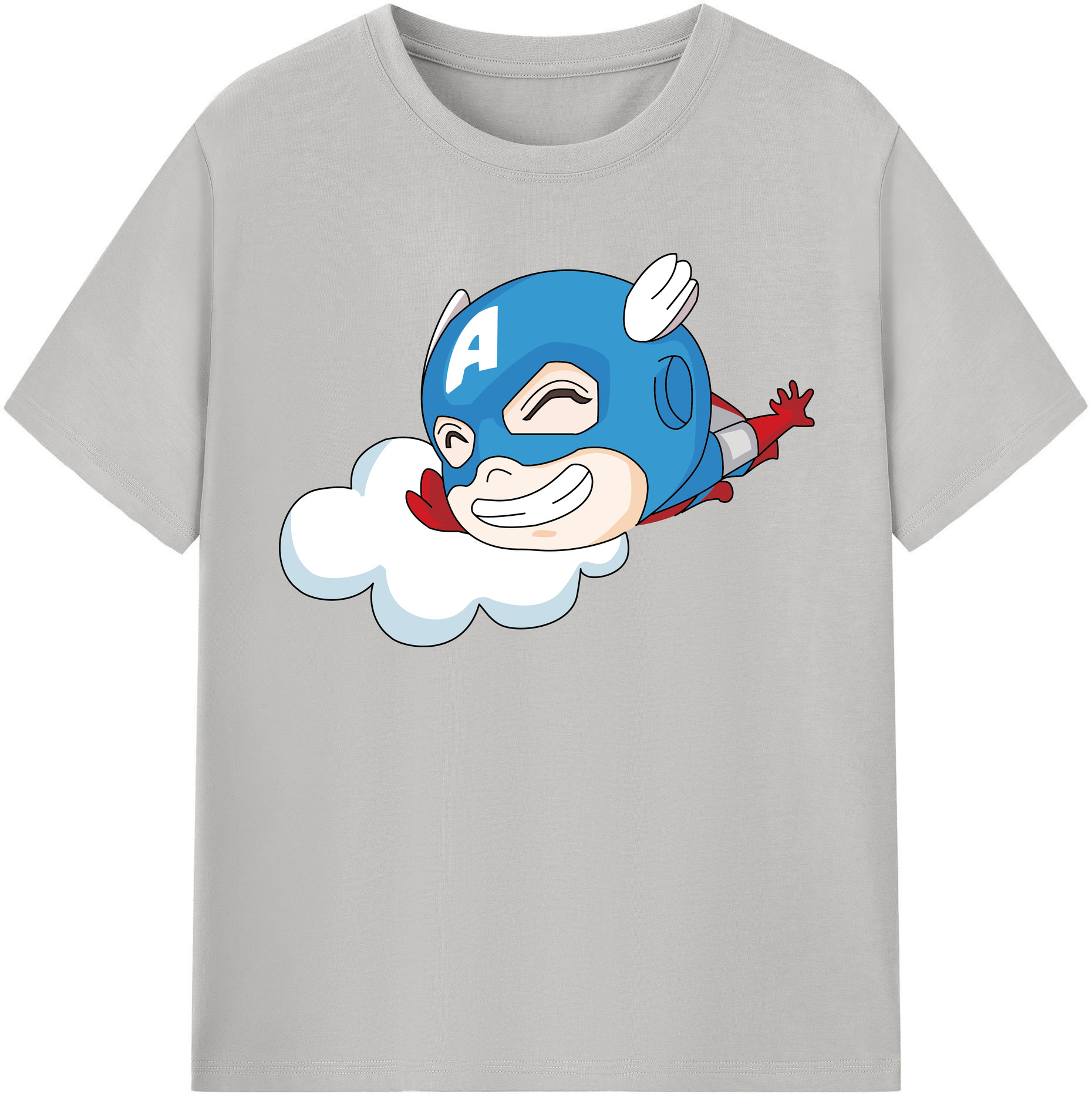 （画像用） アベンジャーズ The Avengers レディースカジュアルプリントTシャツ（綿100％）