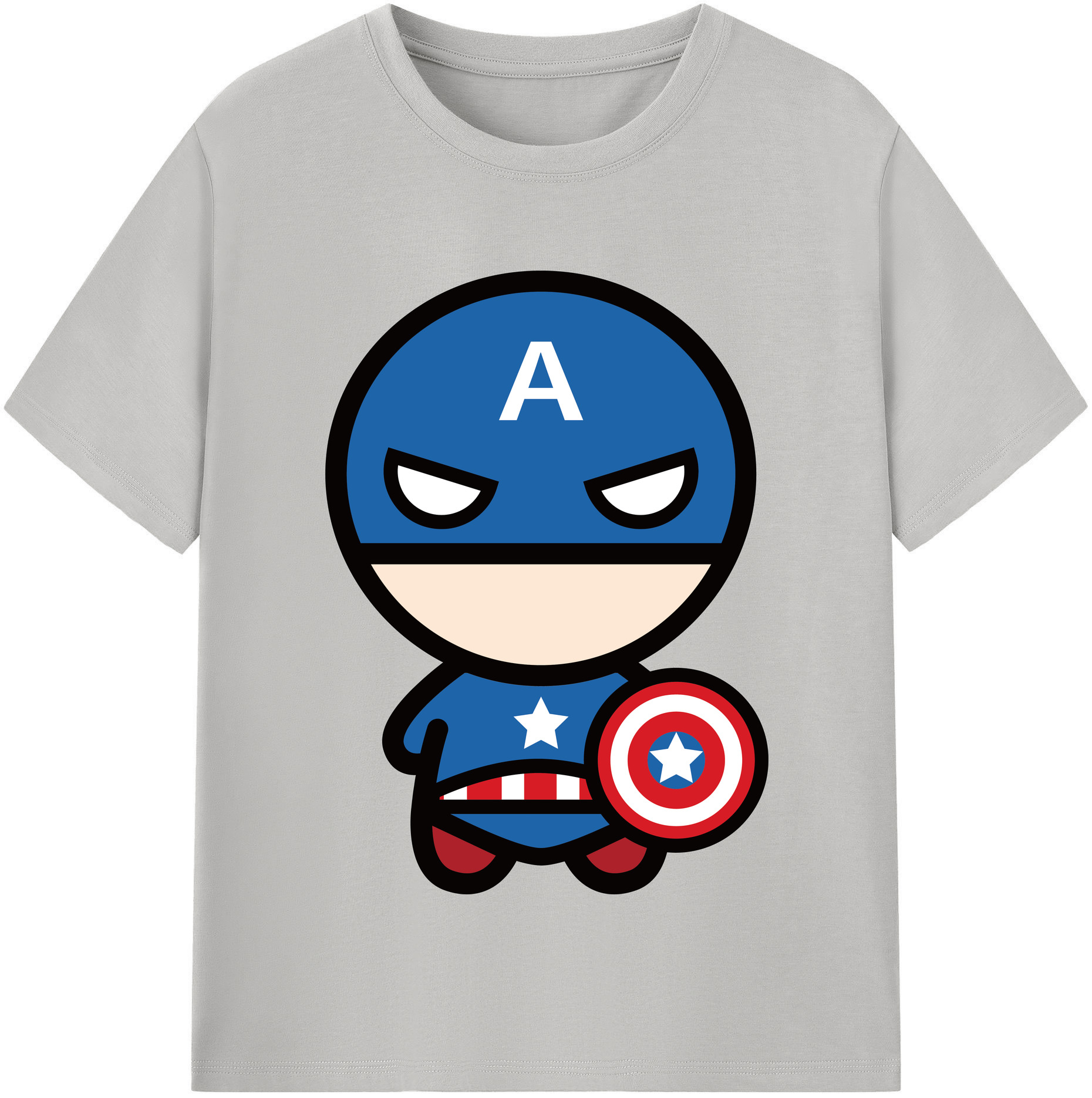 （画像用） アベンジャーズ The Avengers レディースカジュアルプリントTシャツ（綿100％）