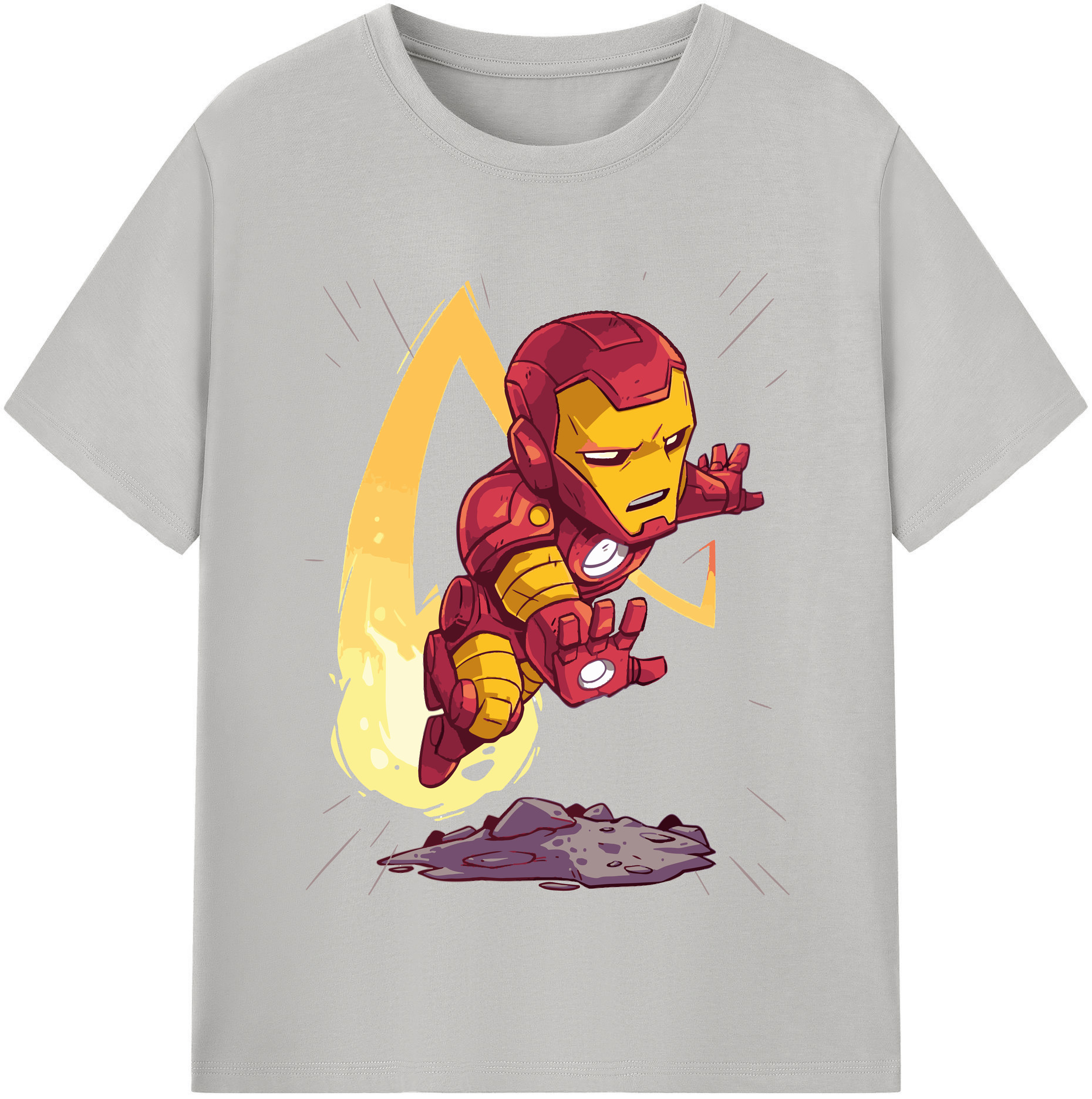 （画像用） アベンジャーズ The Avengers レディースカジュアルプリントTシャツ（綿100％）