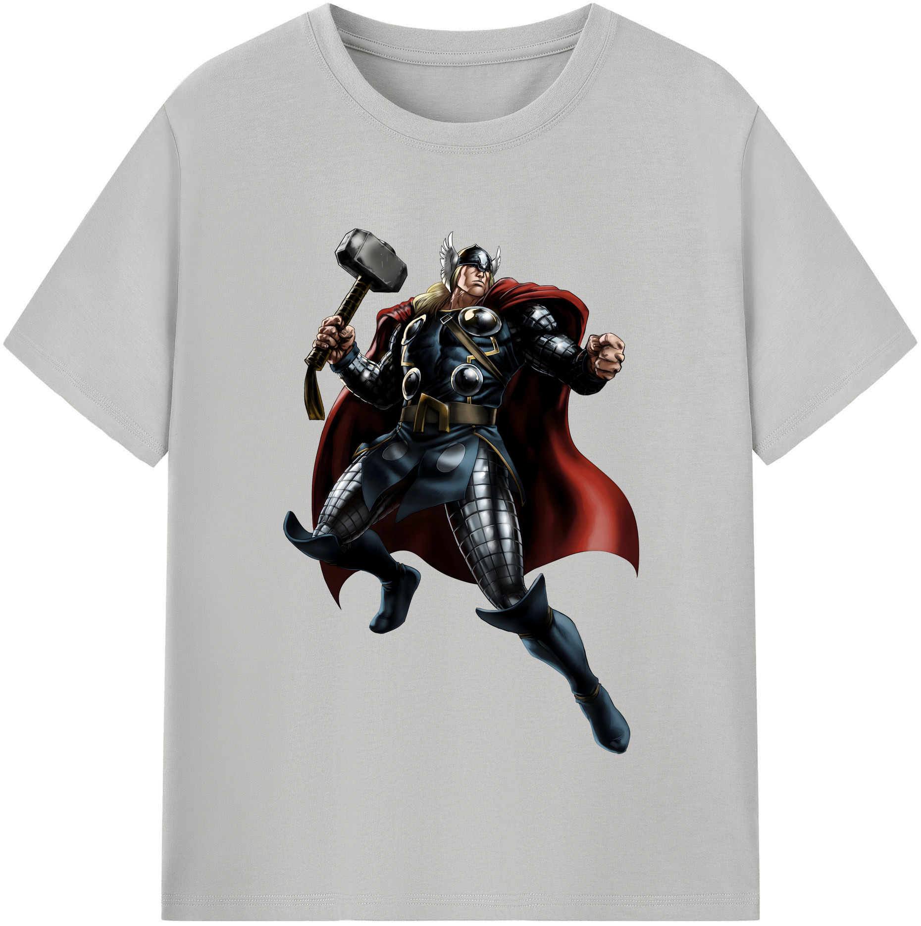 （画像用） アベンジャーズ The Avengers レディースカジュアルプリントTシャツ（綿100％）