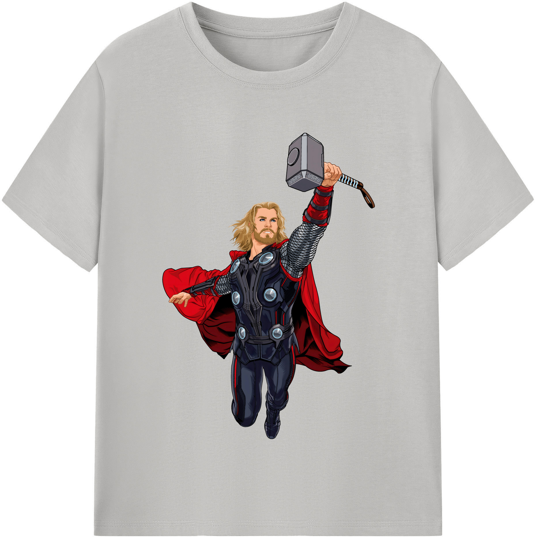 （画像用） アベンジャーズ The Avengers レディースカジュアルプリントTシャツ（綿100％）