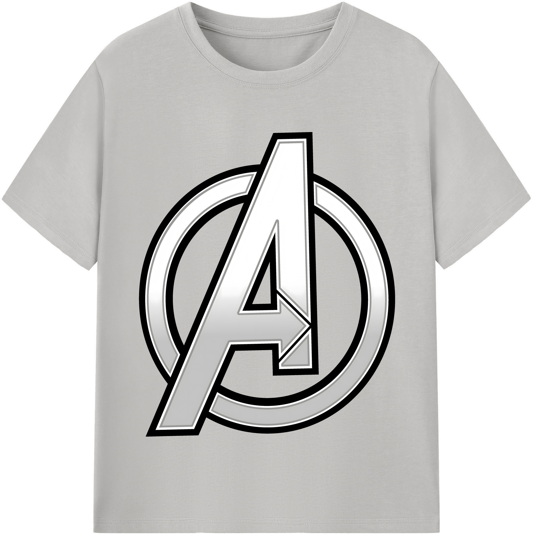 （画像用） アベンジャーズ The Avengers レディースカジュアルプリントTシャツ（綿100％）