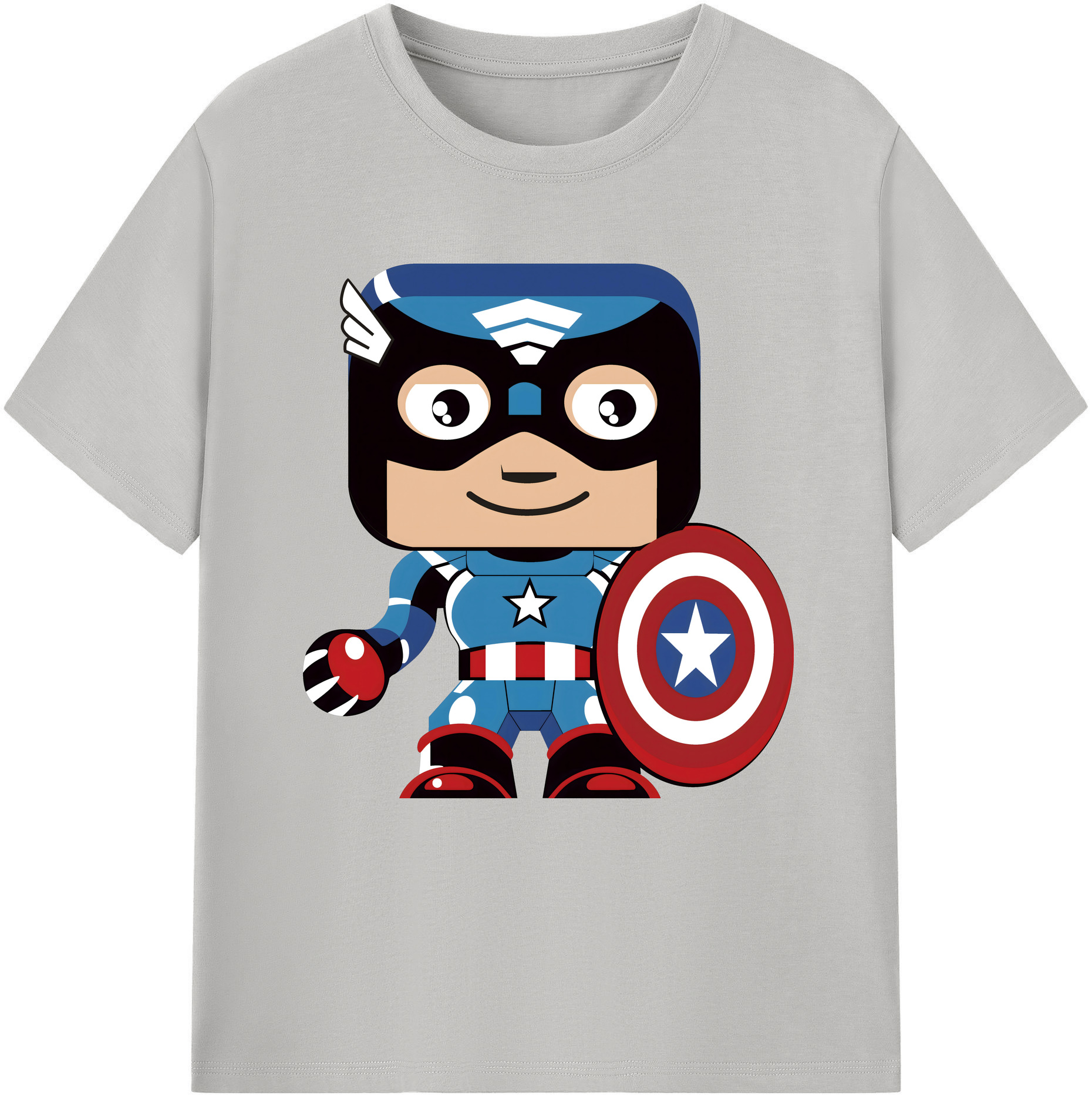 （画像用） アベンジャーズ The Avengers レディースカジュアルプリントTシャツ（綿100％）
