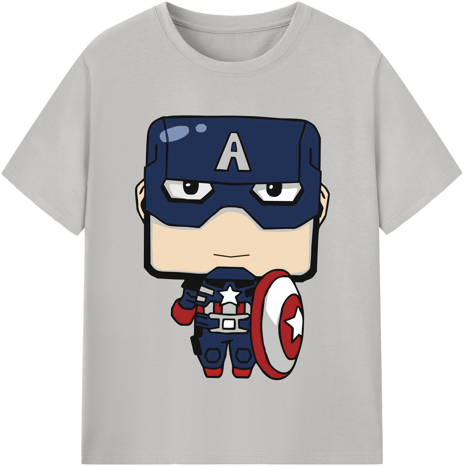 （画像用） アベンジャーズ The Avengers レディースカジュアルプリントTシャツ（綿100％）