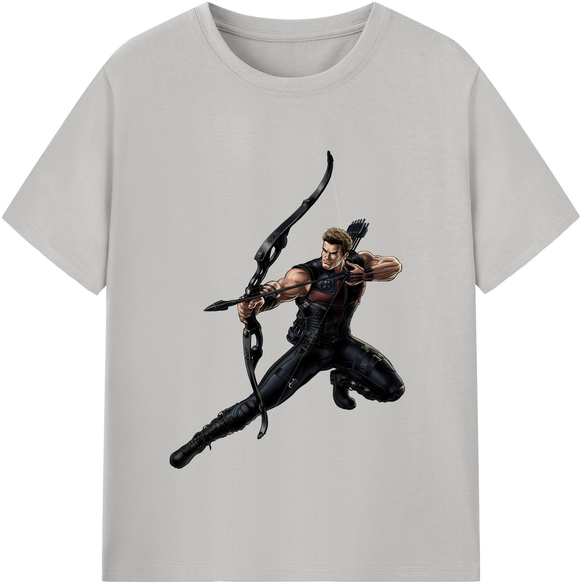 （画像用） アベンジャーズ The Avengers レディースカジュアルプリントTシャツ（綿100％）