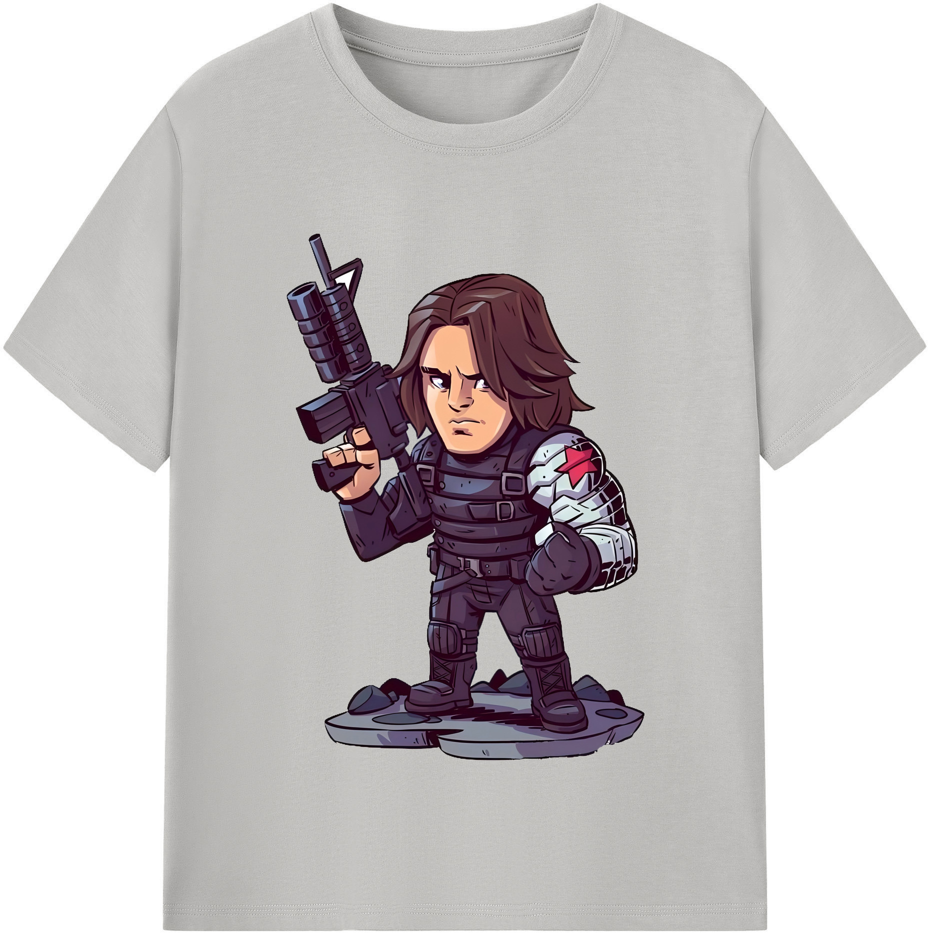 （画像用） アベンジャーズ The Avengers レディースカジュアルプリントTシャツ（綿100％）