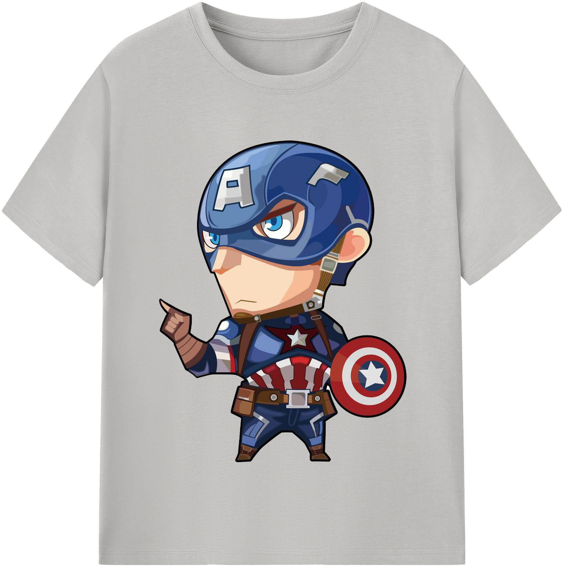 （画像用） アベンジャーズ The Avengers レディースカジュアルプリントTシャツ（綿100％）
