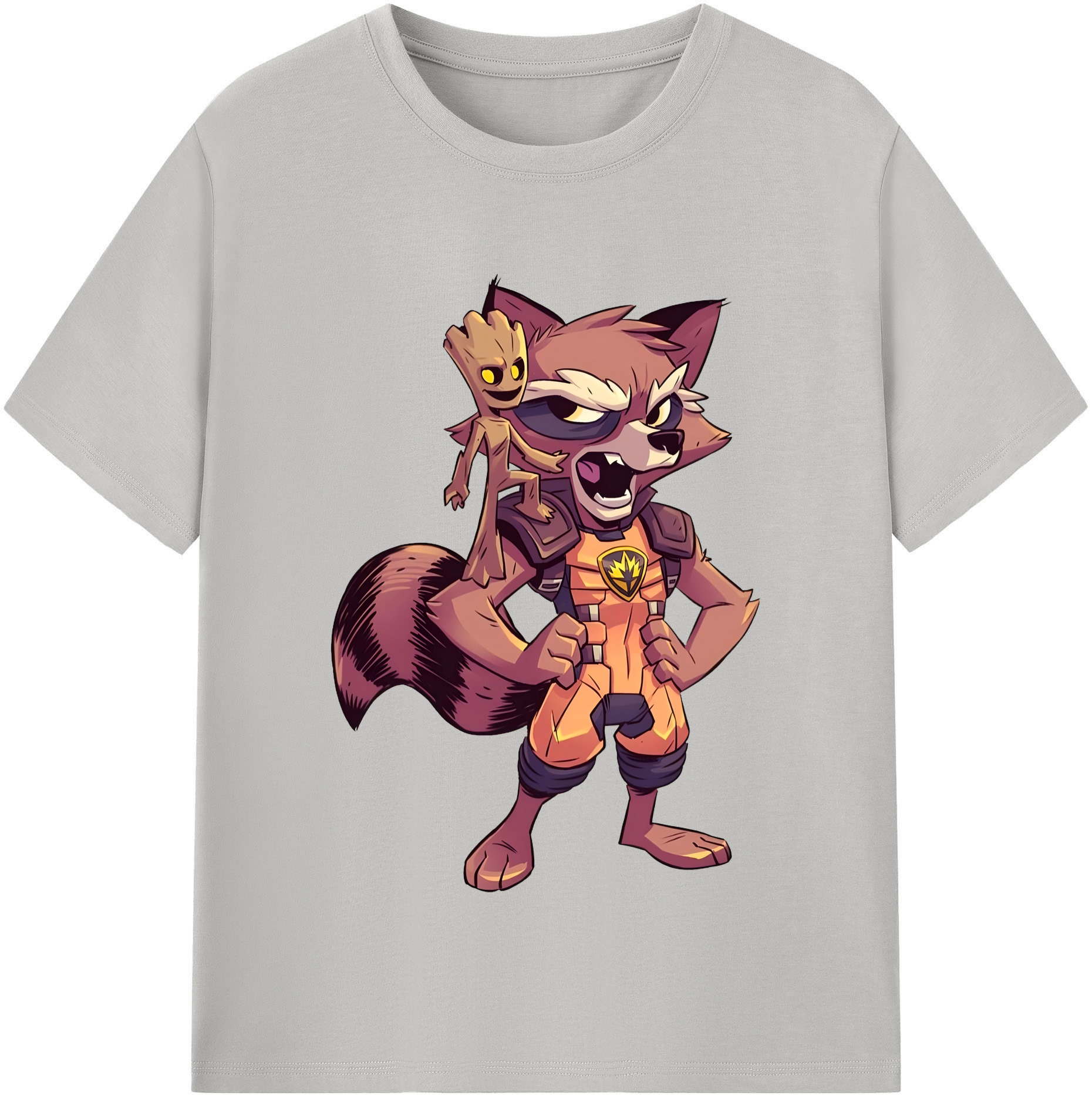（画像用） アベンジャーズ The Avengers レディースカジュアルプリントTシャツ（綿100％）