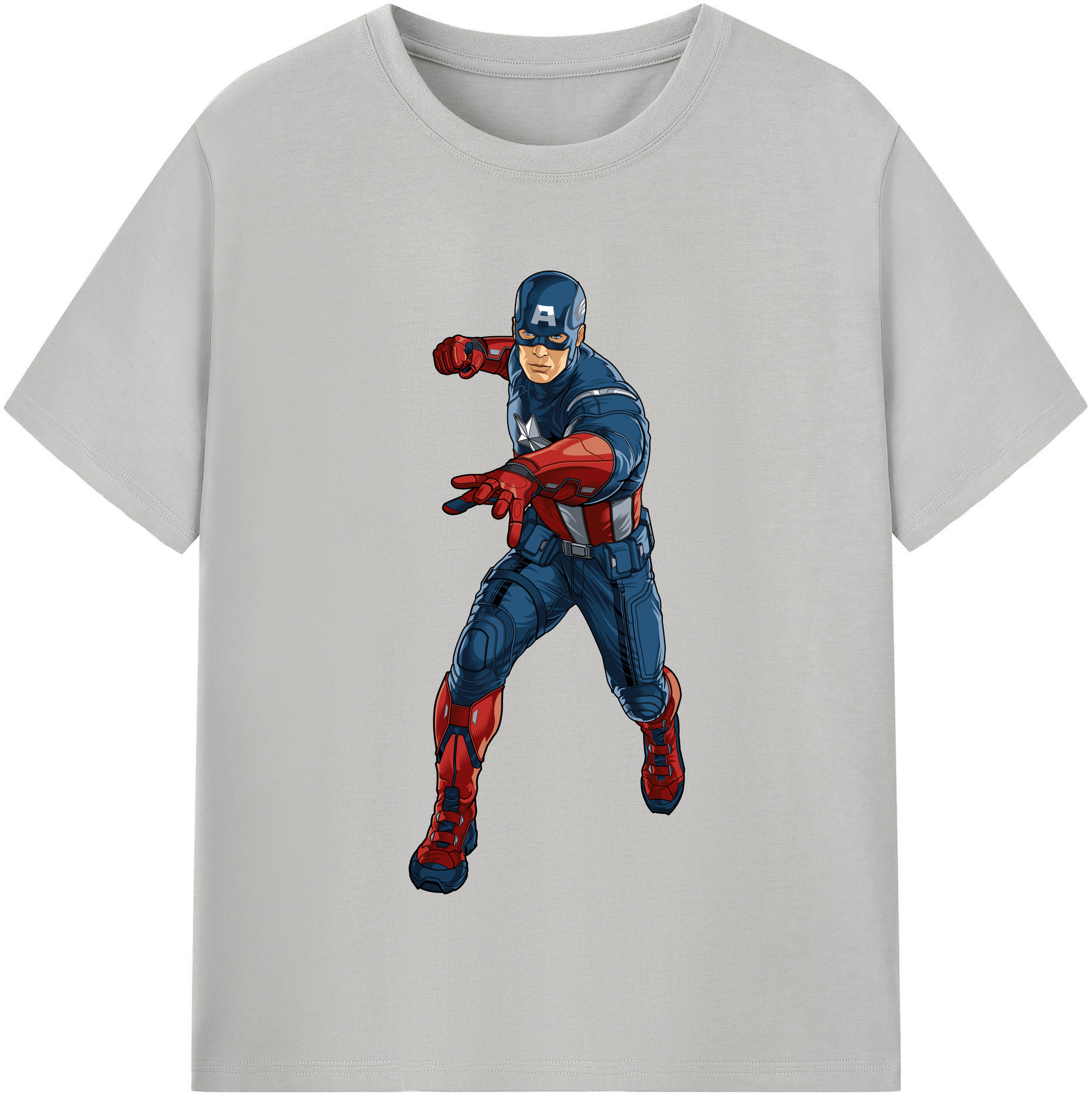 （画像用） アベンジャーズ The Avengers レディースカジュアルプリントTシャツ（綿100％）