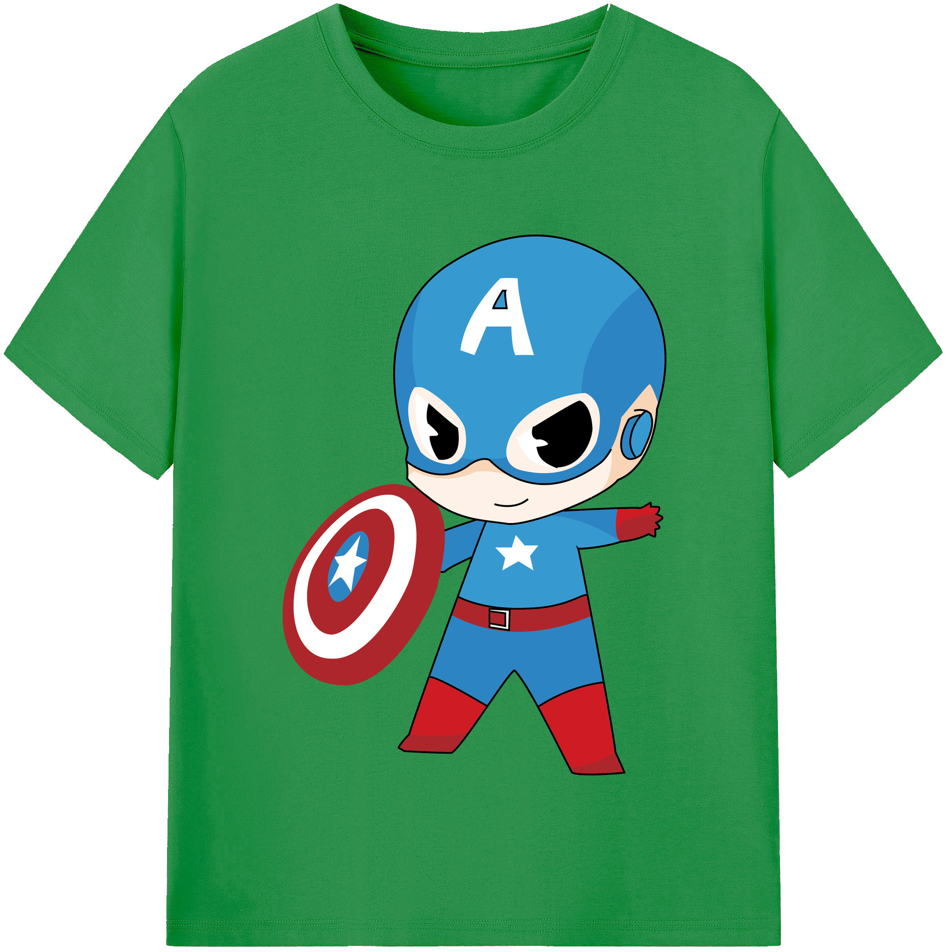 （画像用） アベンジャーズ The Avengers レディースカジュアルプリントTシャツ（綿100％）