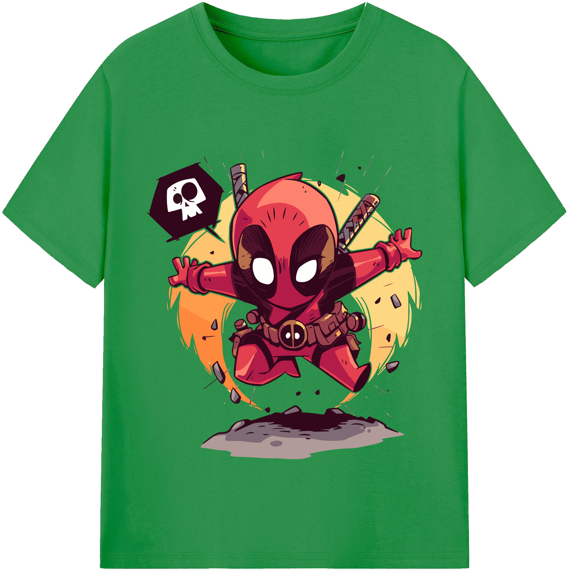 （画像用） アベンジャーズ The Avengers レディースカジュアルプリントTシャツ（綿100％）