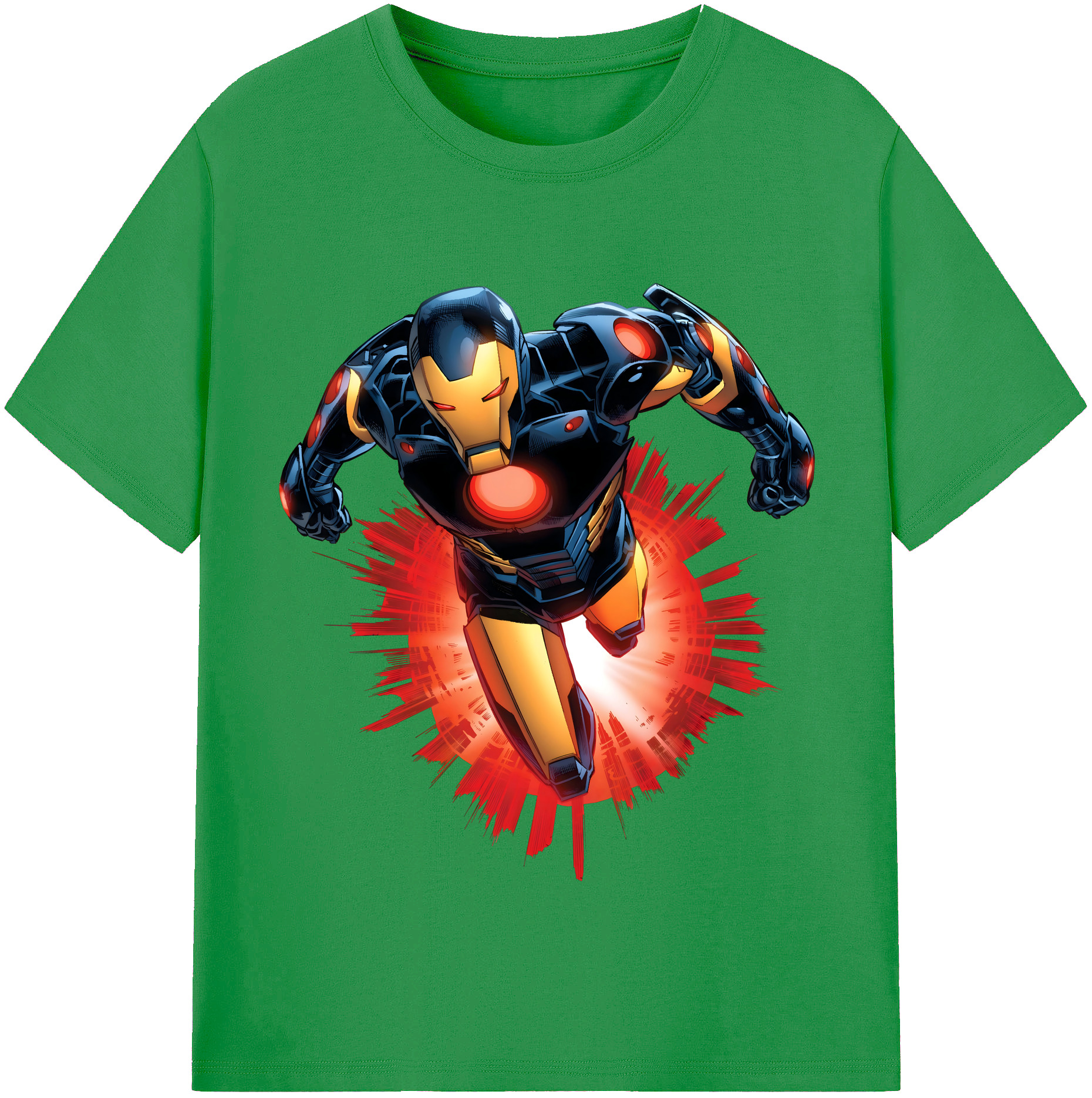 （画像用） アベンジャーズ The Avengers レディースカジュアルプリントTシャツ（綿100％）